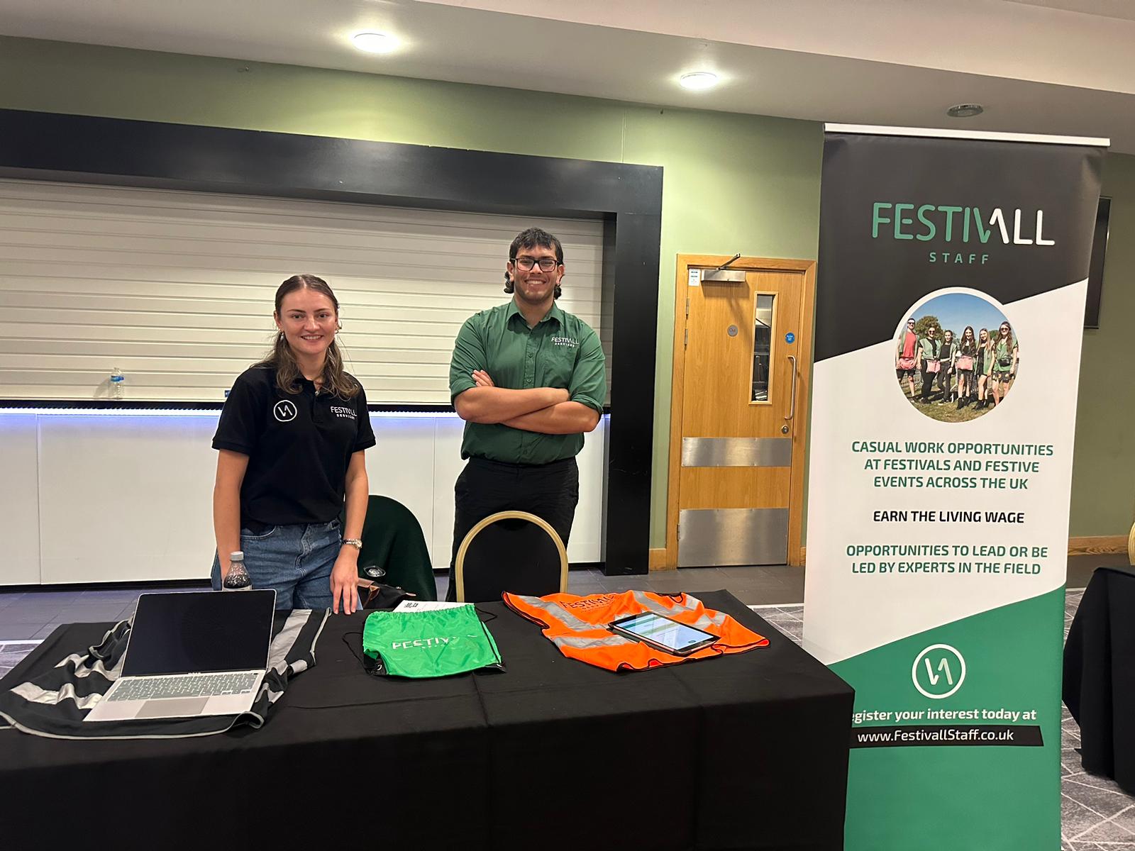 Festival; Staff at our event in Leicester