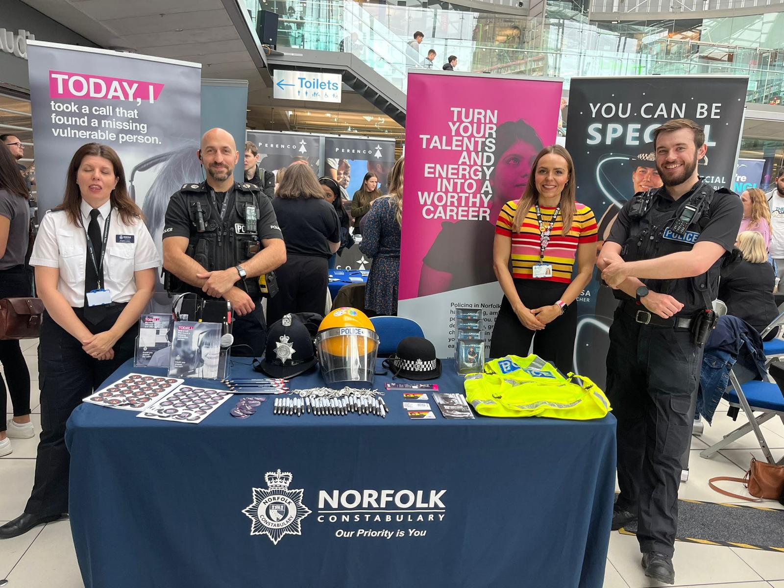 Norfolk Constabulary at our event in Norwich