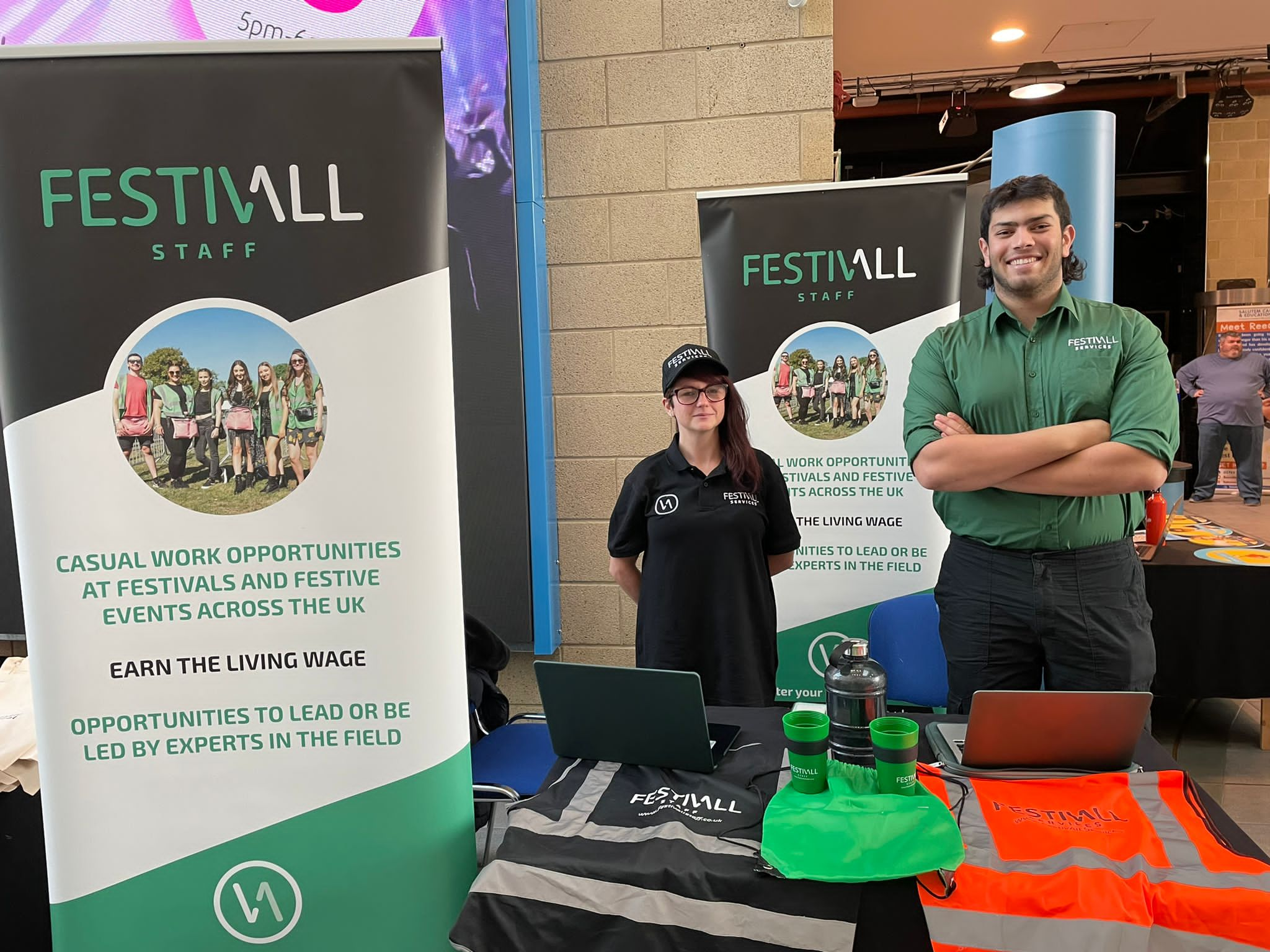 Festivall Staff at our event in Nottingham