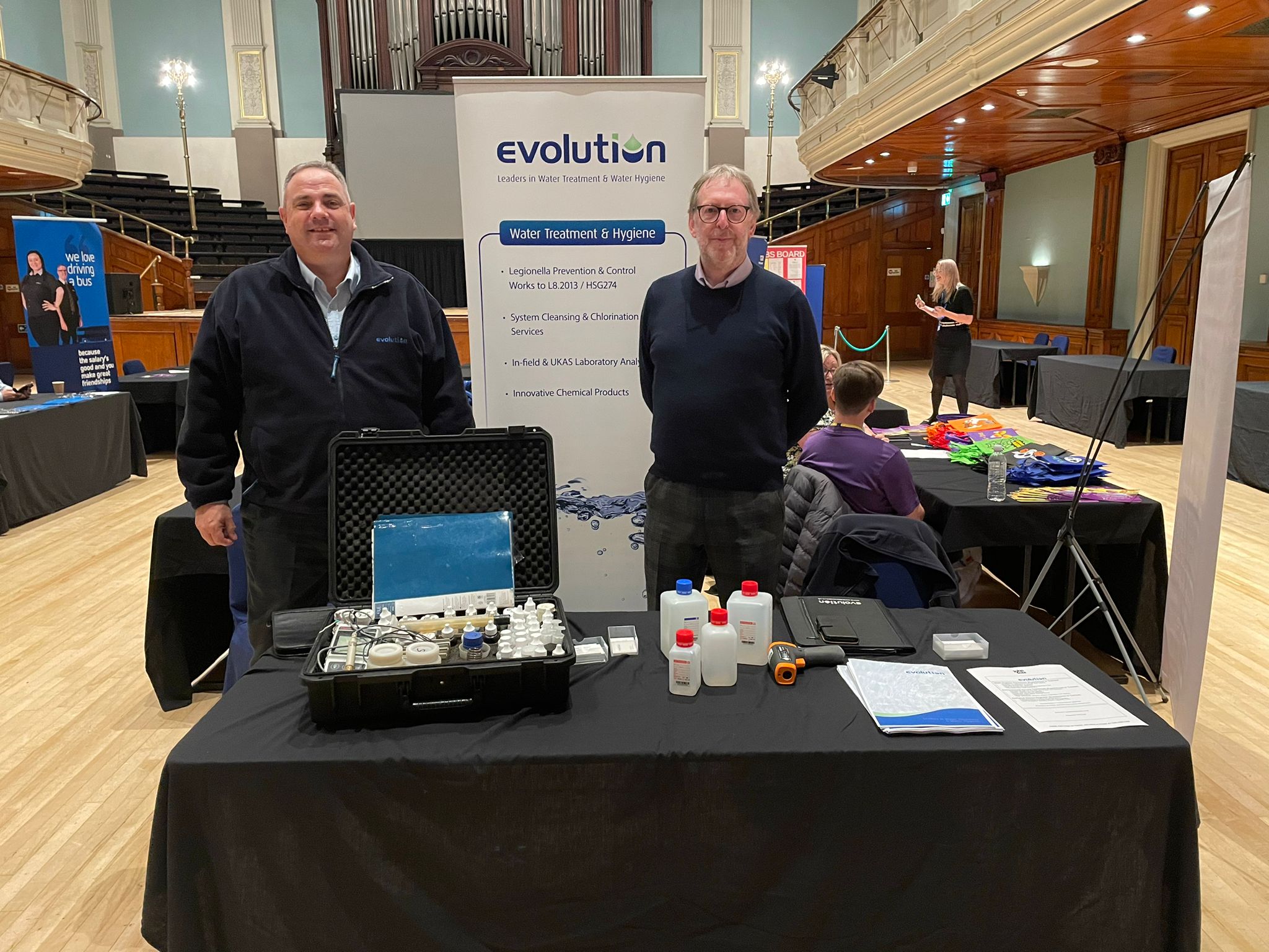 Evolution Water at our event in Reading