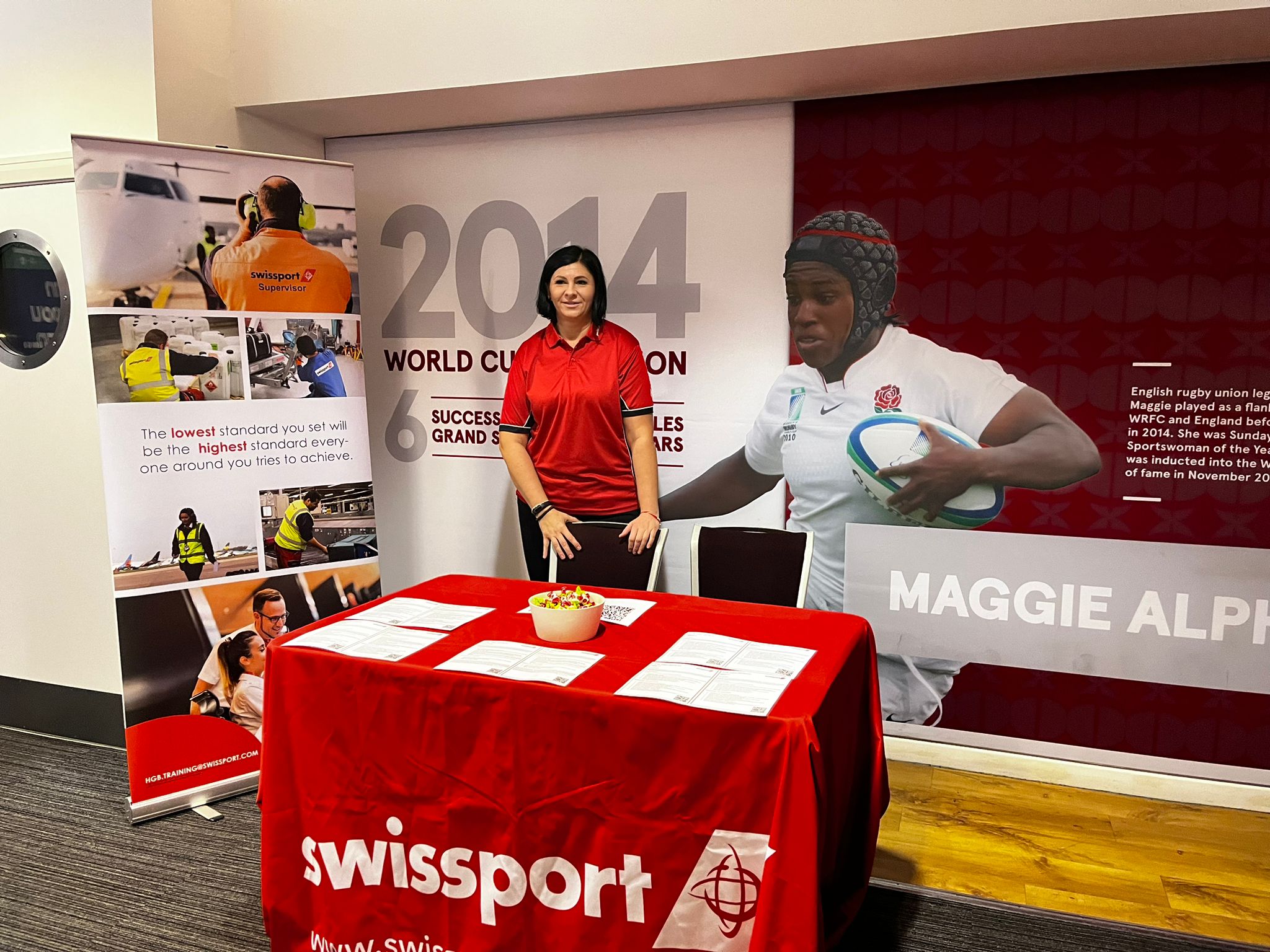 Swissport at our event in West London