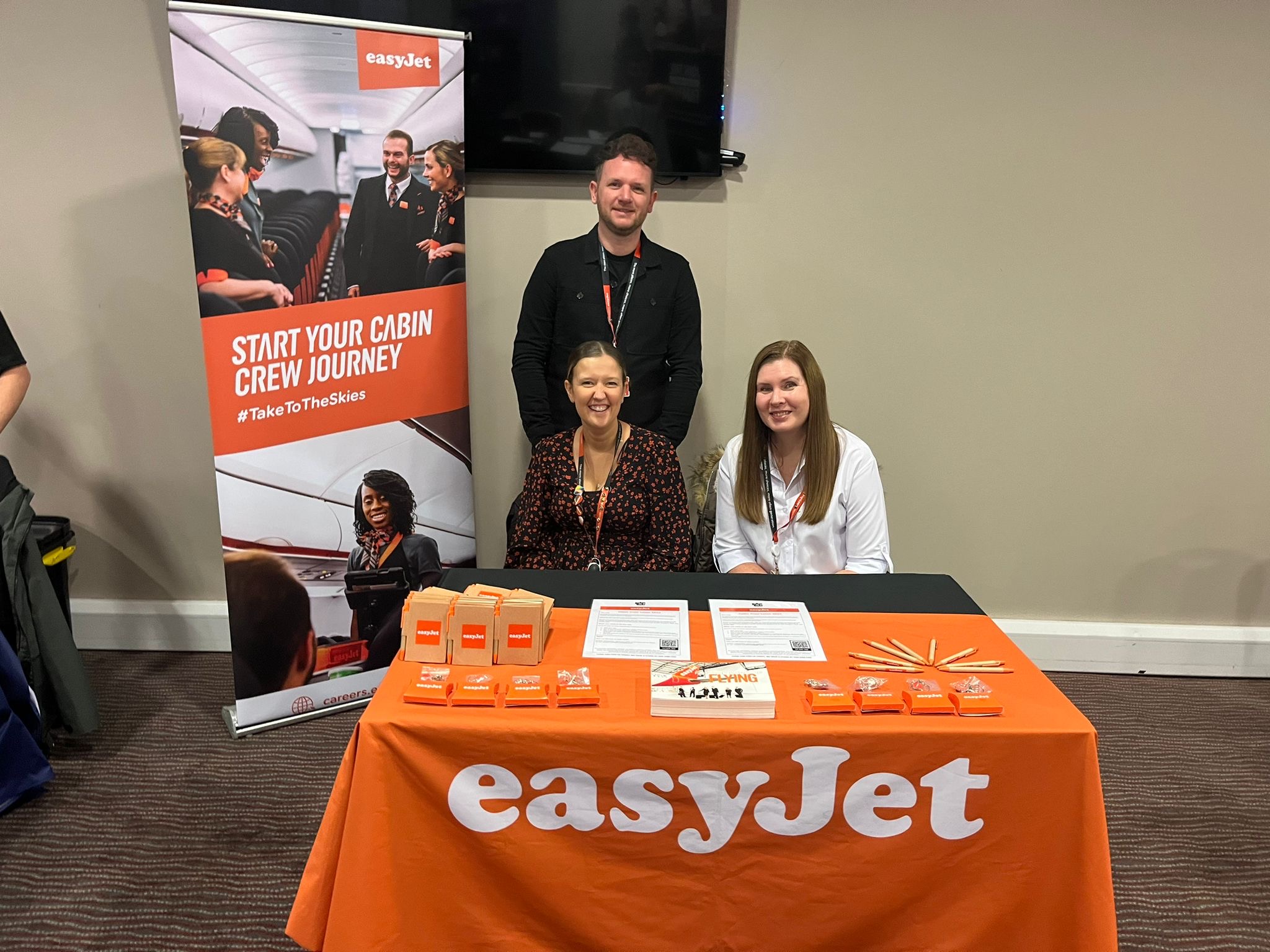 EasyJet at our event in Milton Keynes