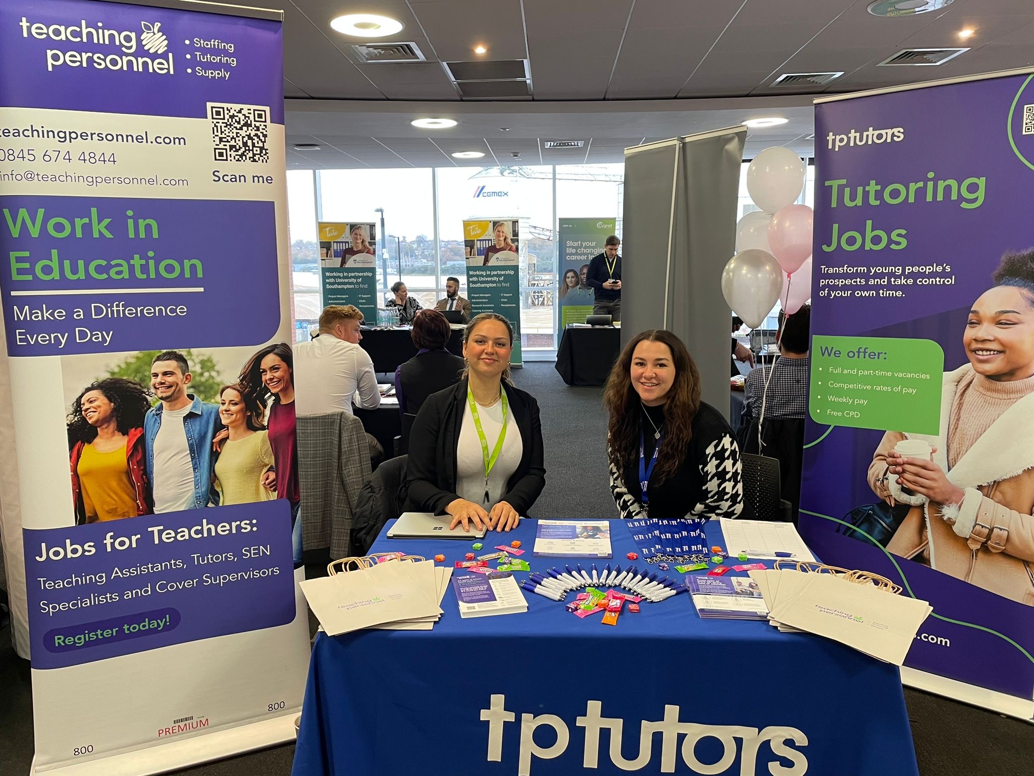 TP Tutors at our event in Southampton