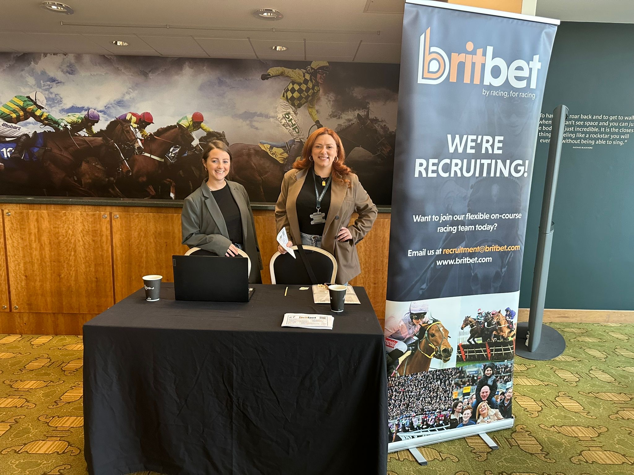 Britbet at our event in Cheltenham & Gloucester