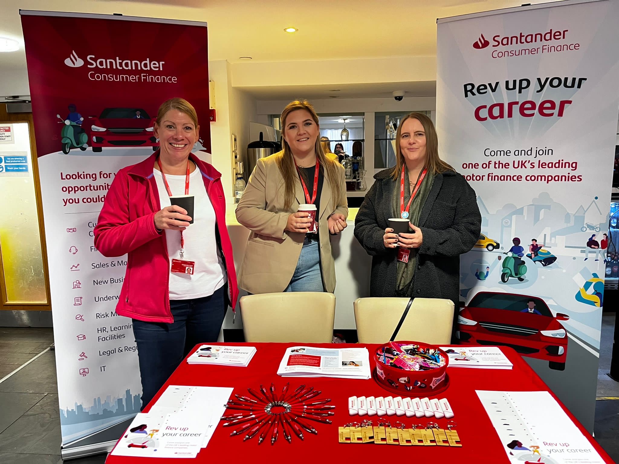 Santander at our event in South London