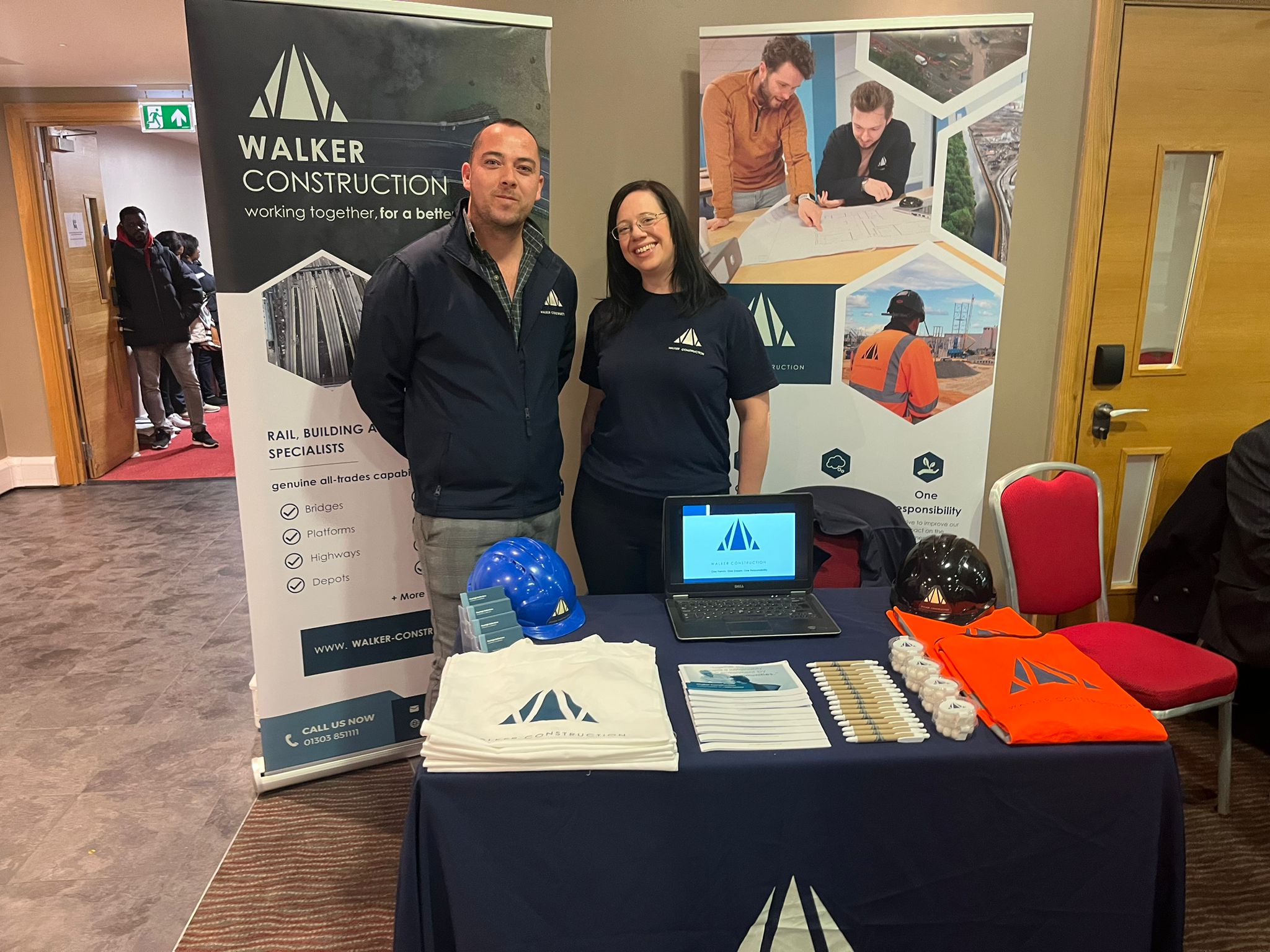 Walker Construction at our event in Milton Keynes