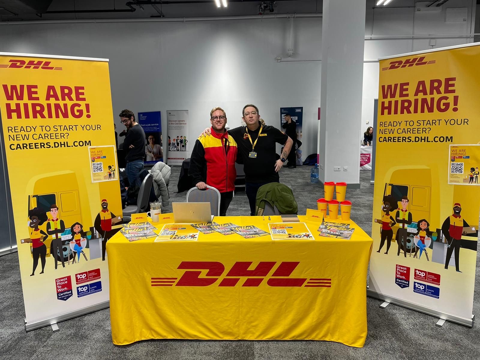 DHL at our event in Coventry