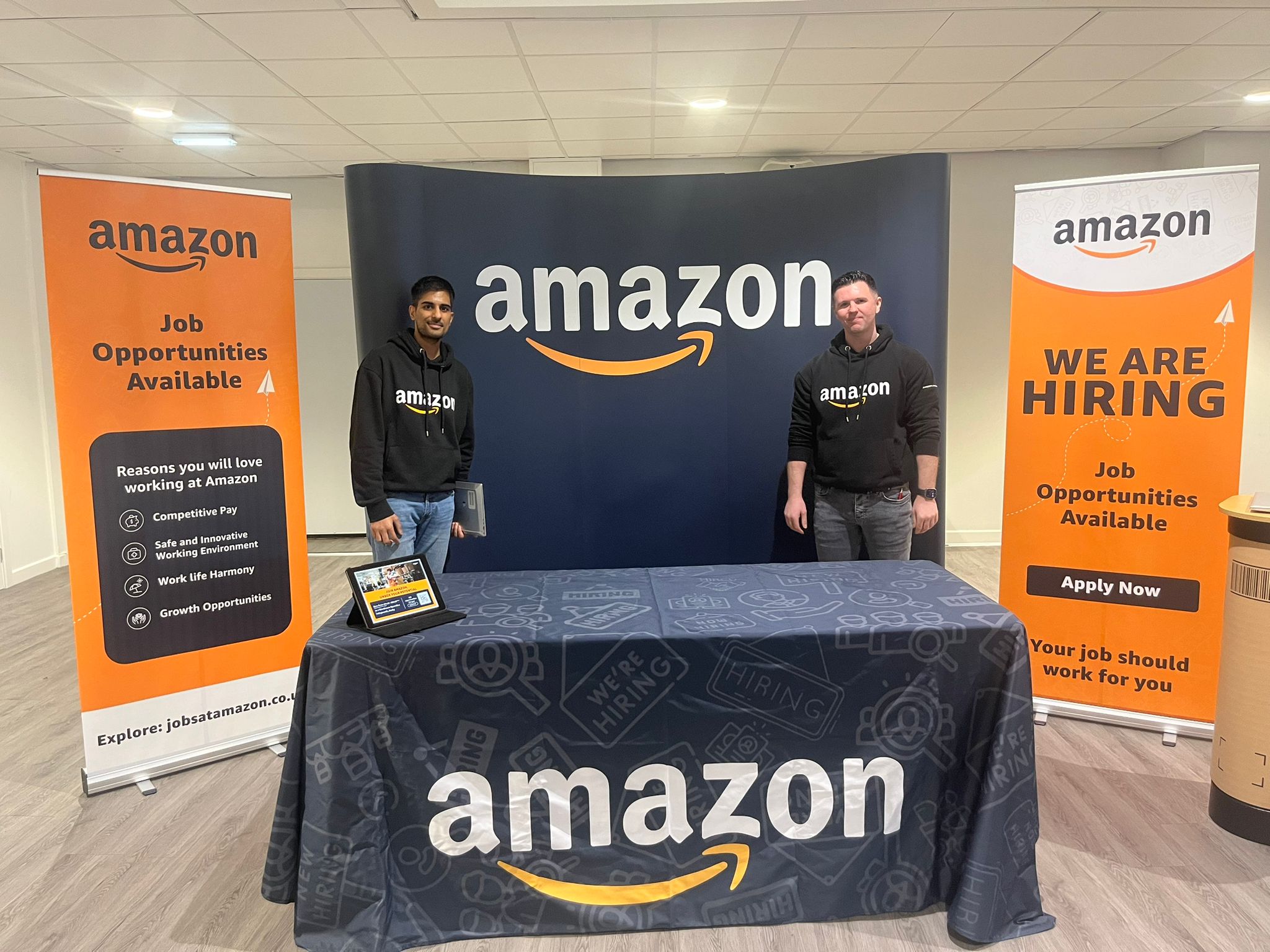 Amazon at our event in Leicester