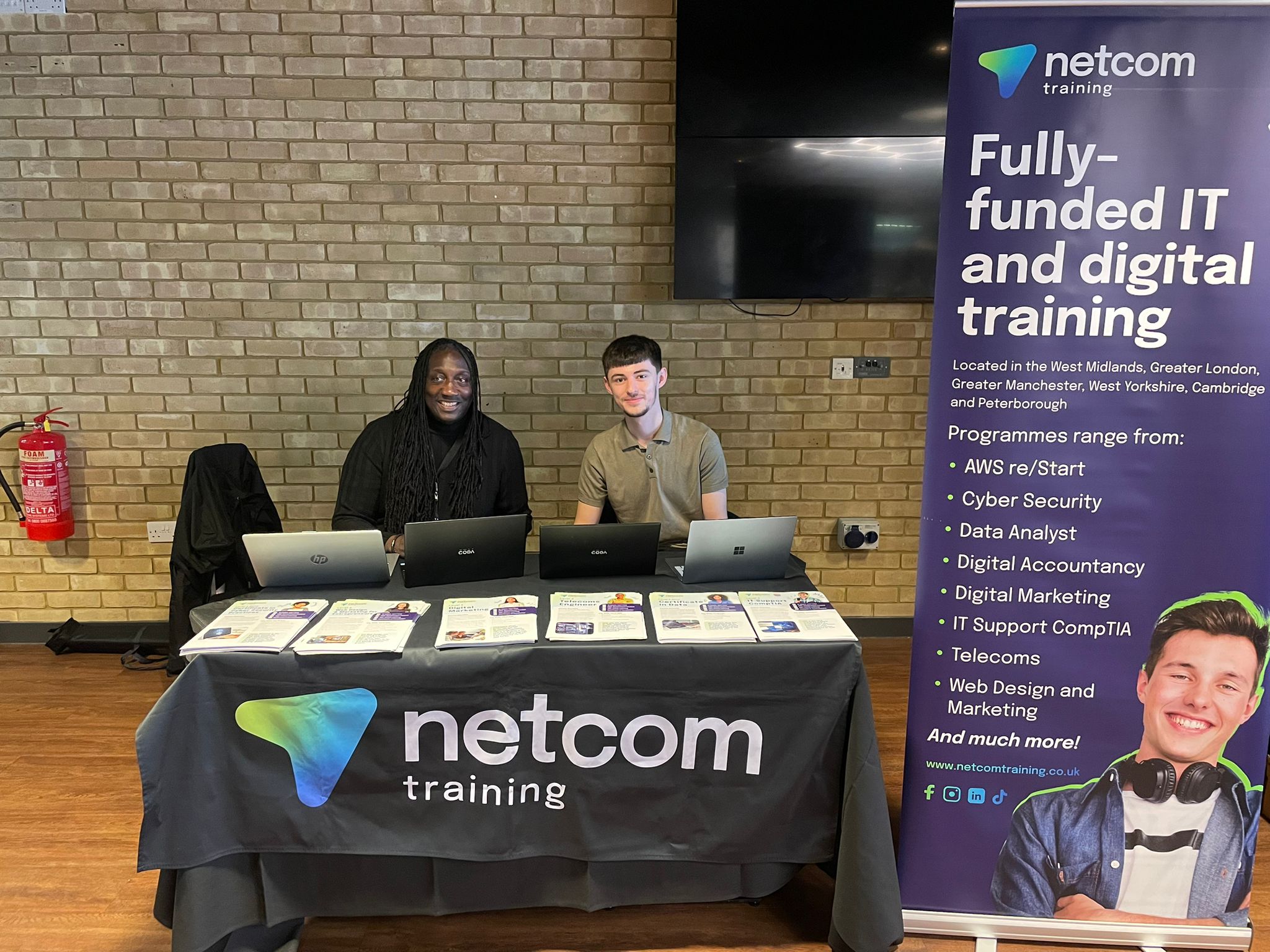 Netcom Training at our event in Wolverhampton