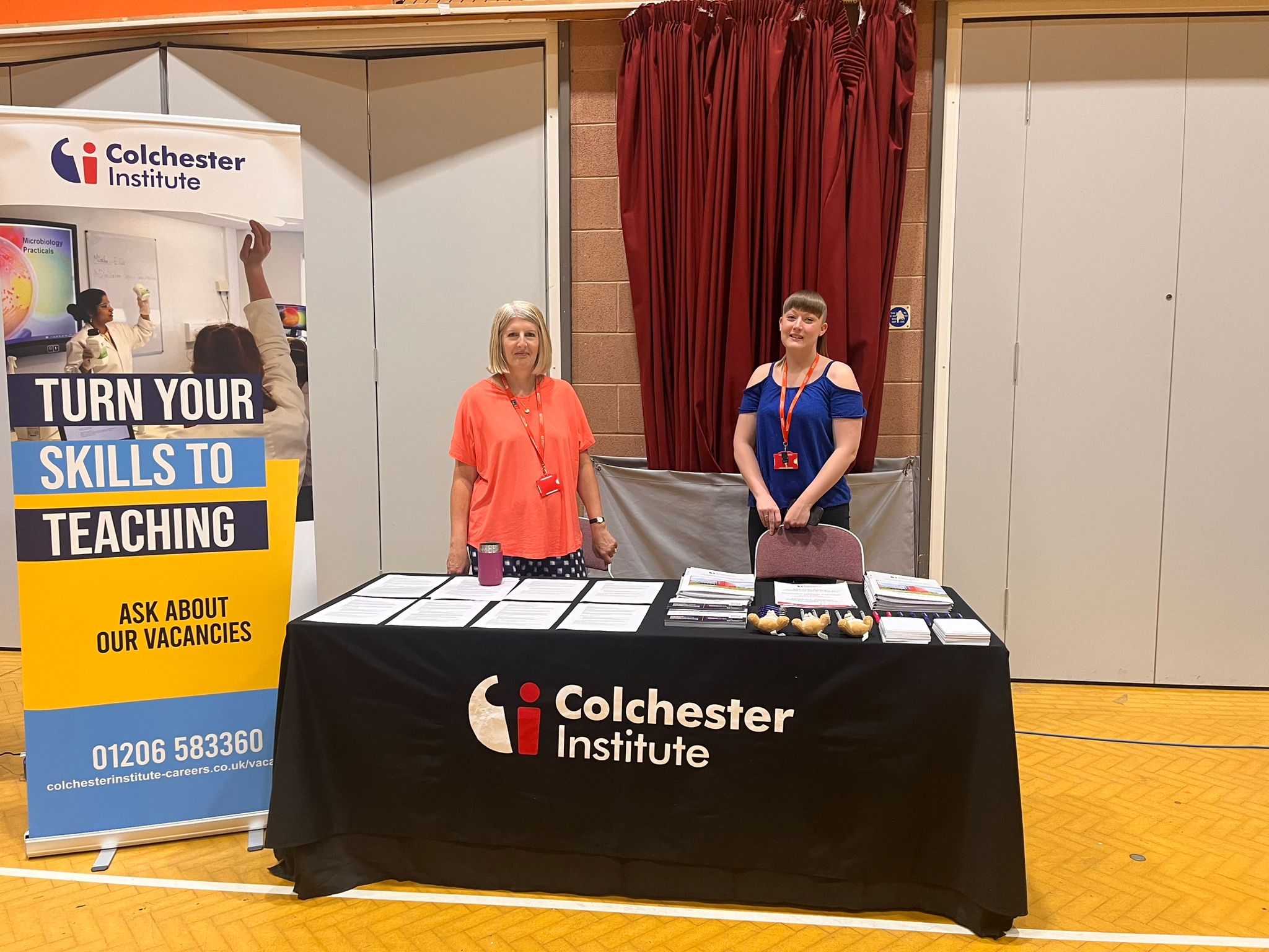 Colchester Institute  at our event in Colchester