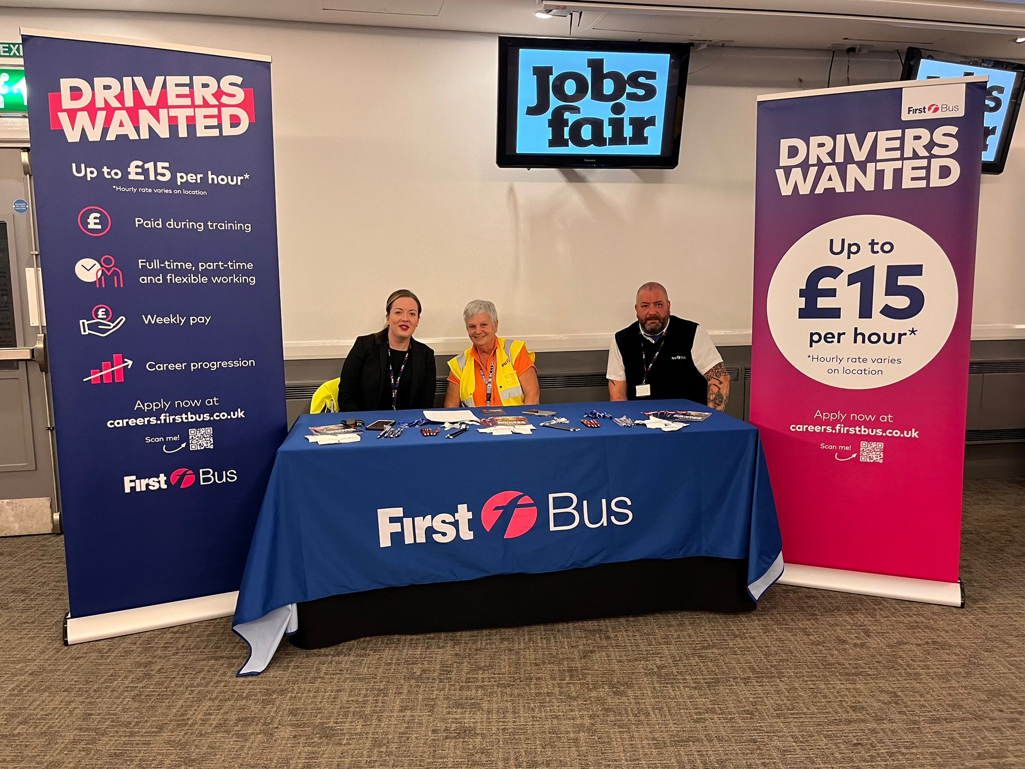 First Bus at our event in Glasgow