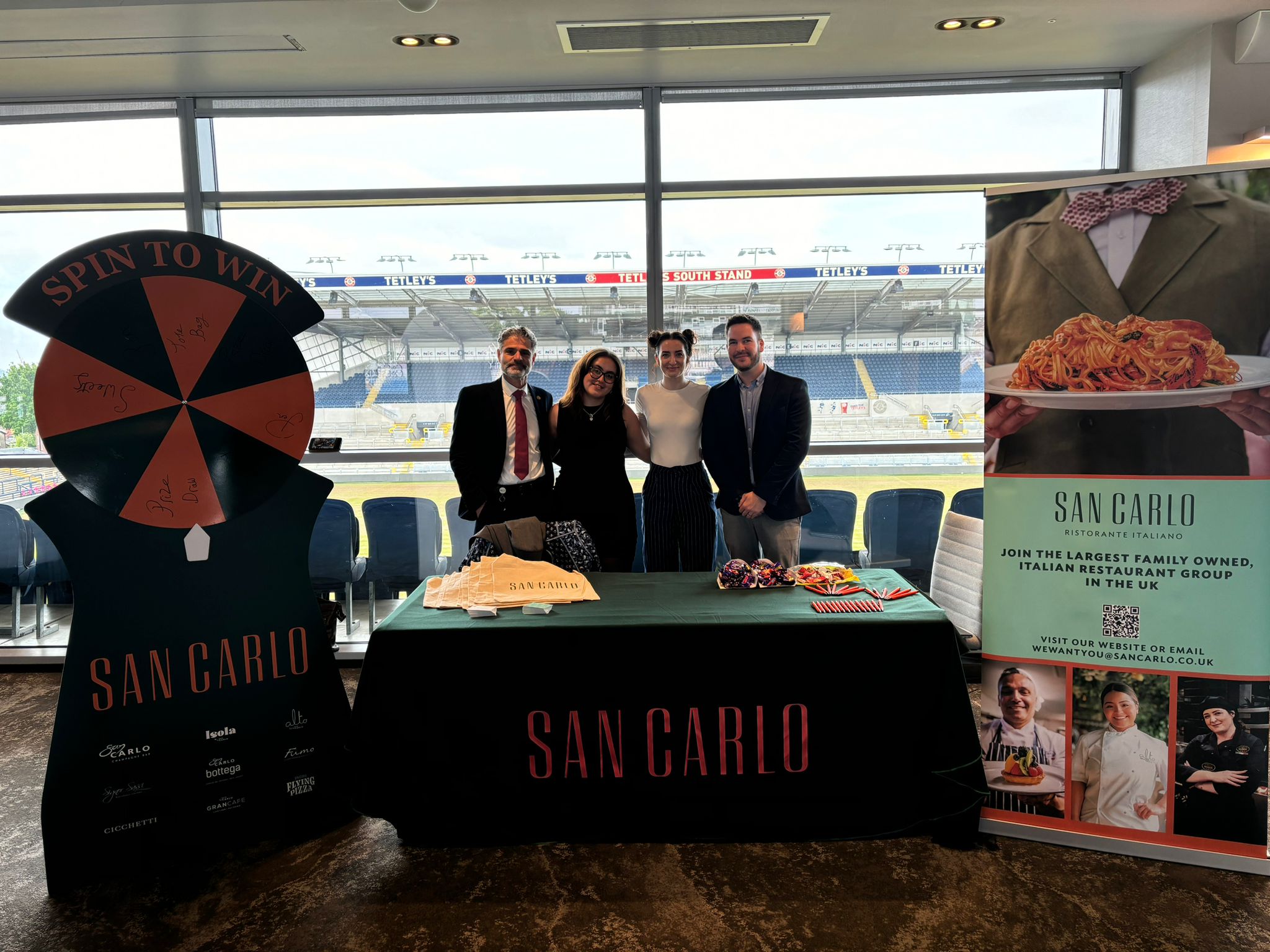 San Carlo at our event in Leeds