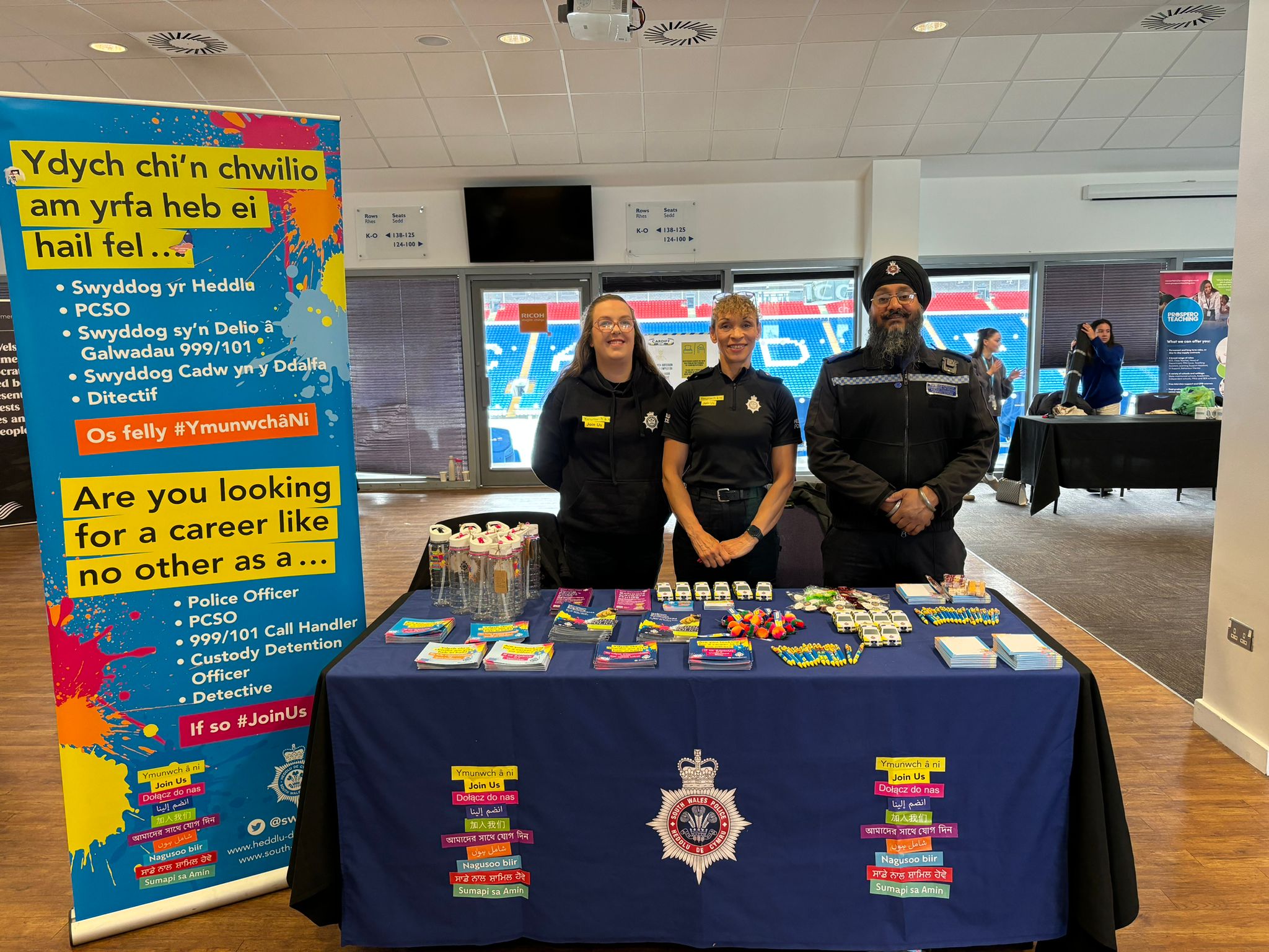 South Wales Police at our event in Cardiff