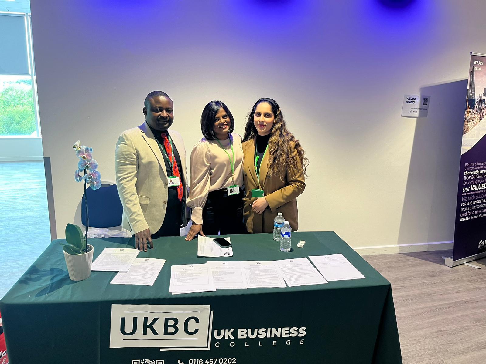 UK Business College at our event in Leicester