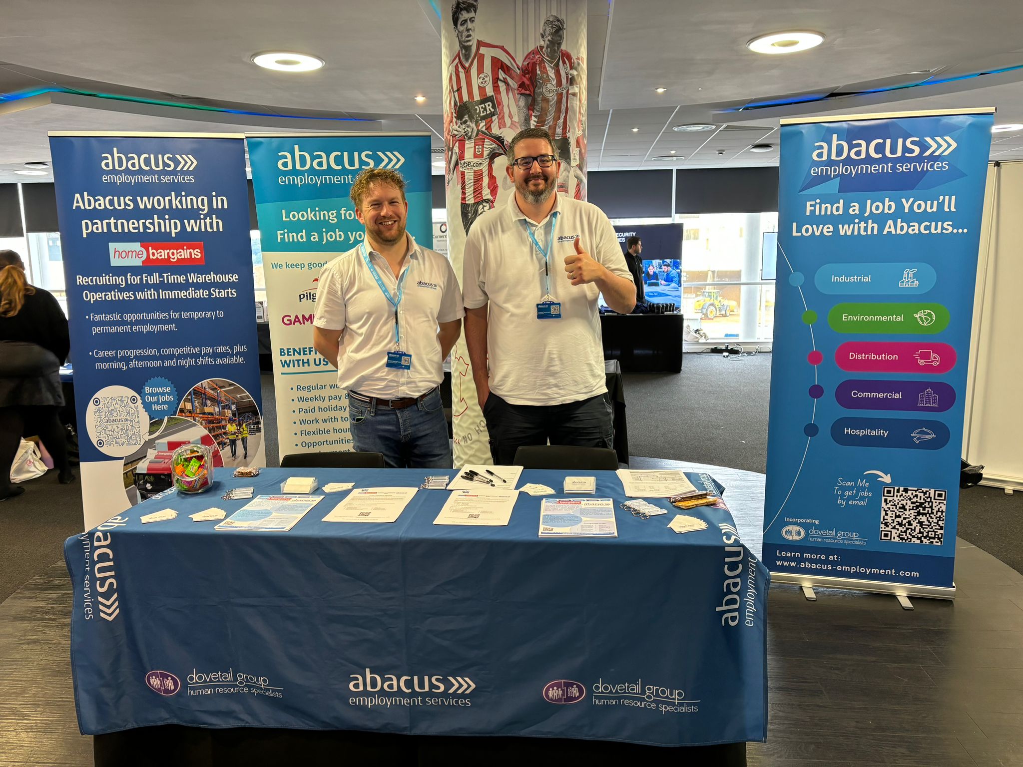 Abacus Employment Services at our event in Southampton