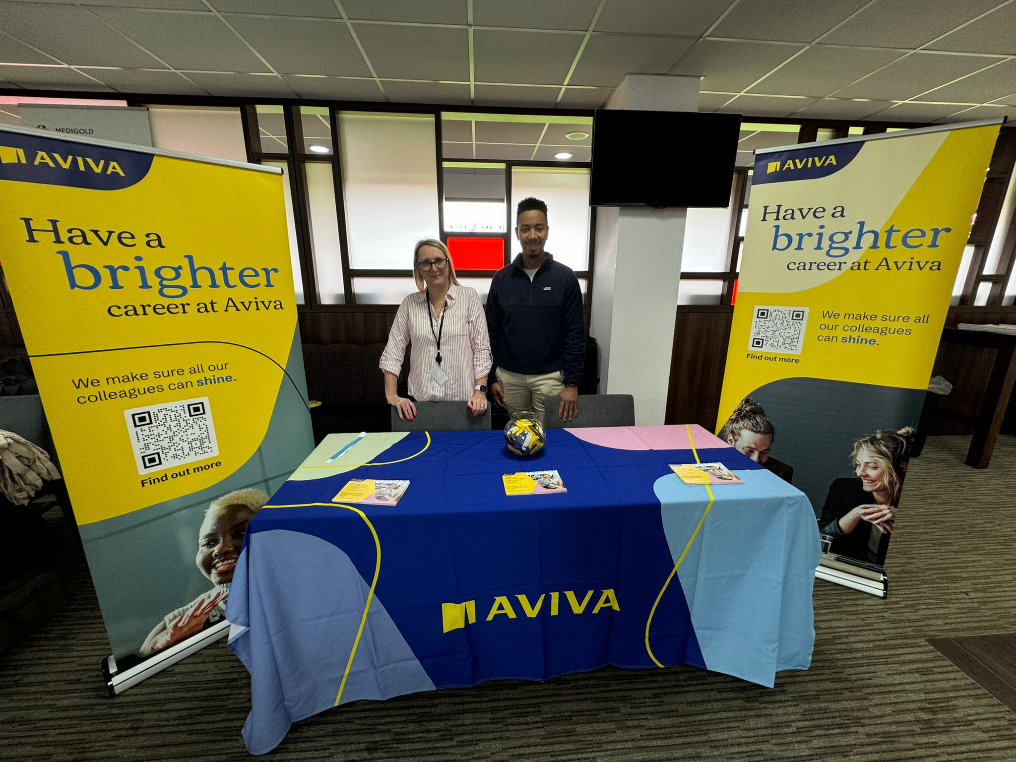 Aviva at our event in Sheffield