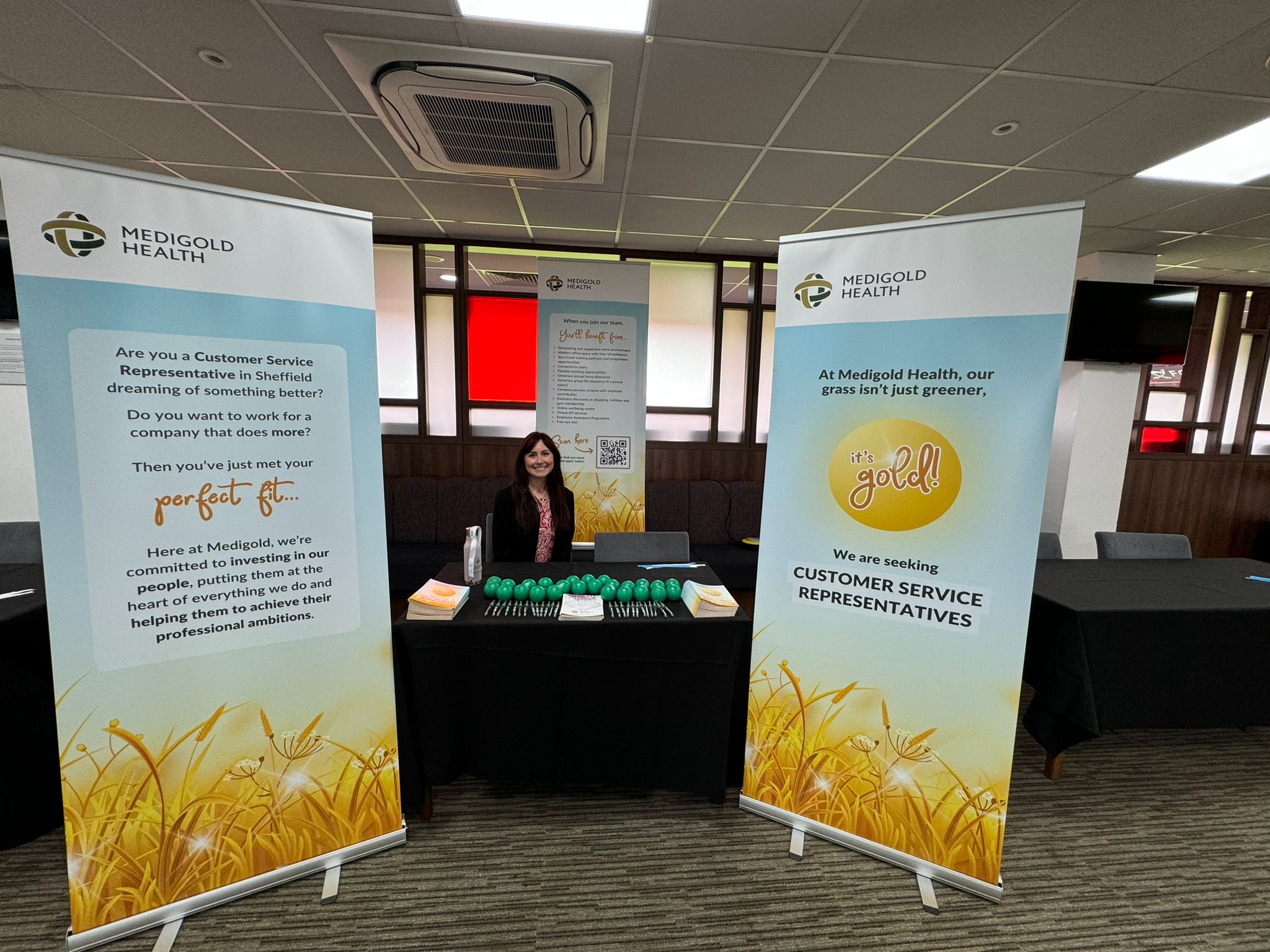 Medigold Health at our event in Sheffield