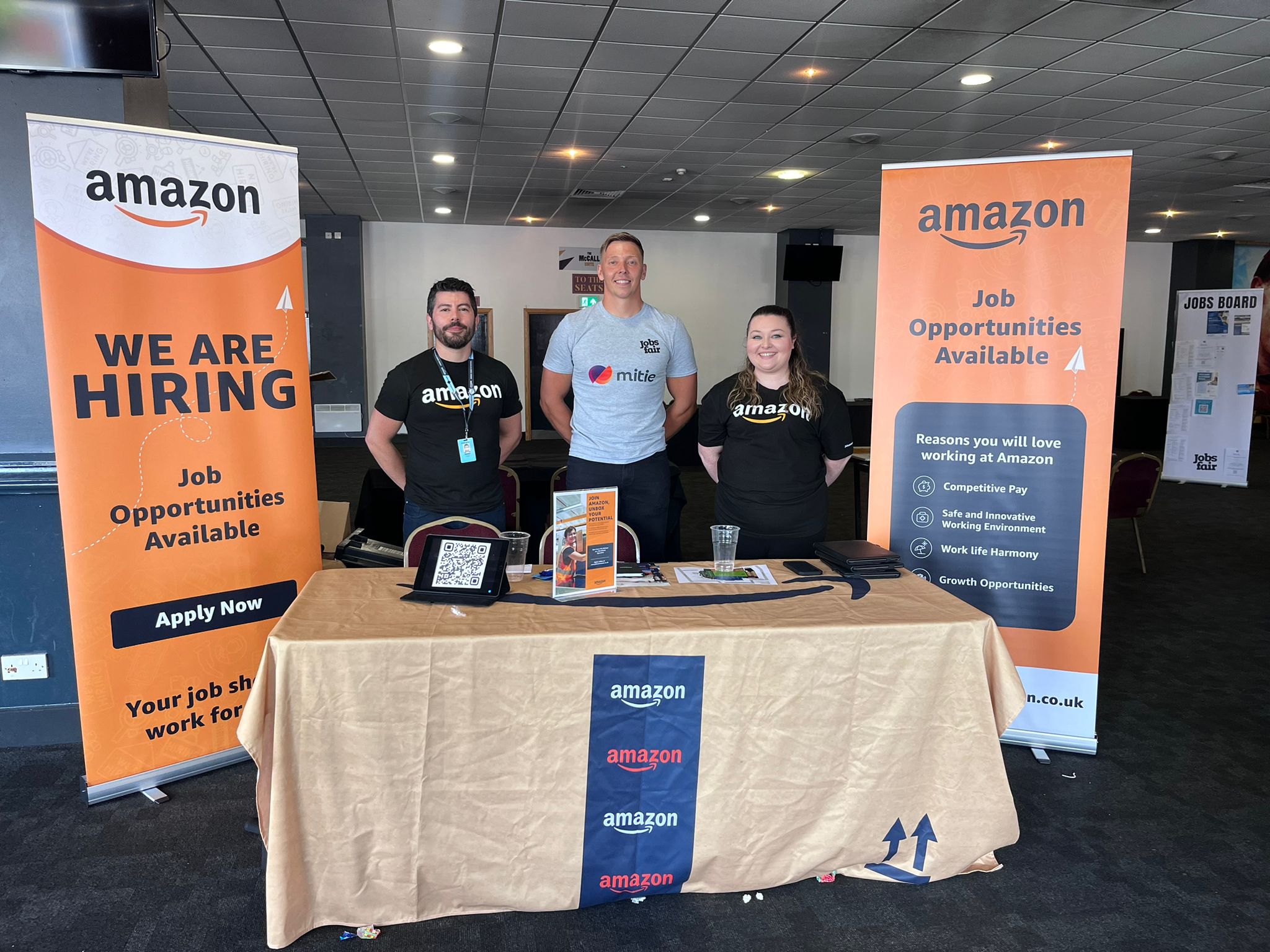 Amazon at our event in Bradford