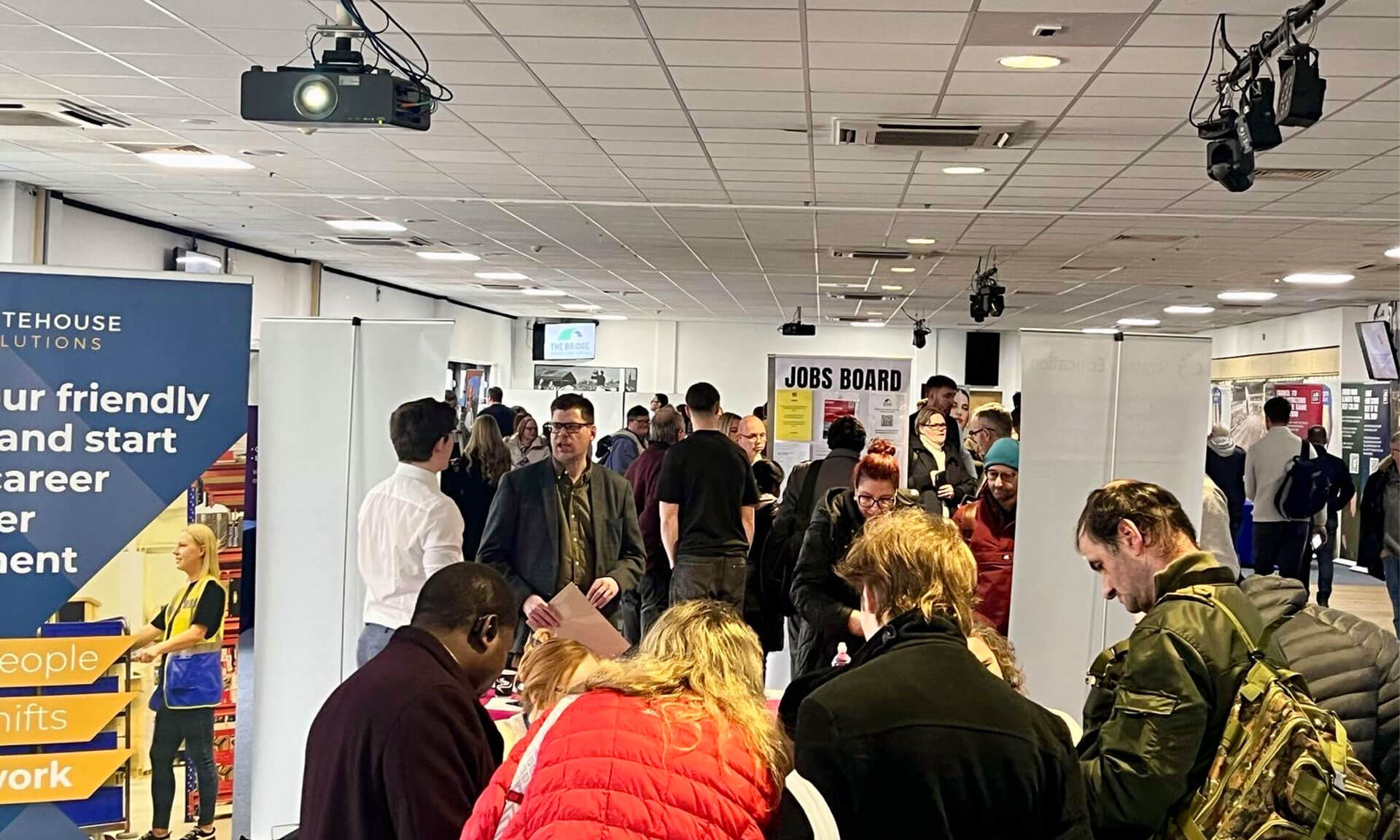 Colchester Jobs Fair in action