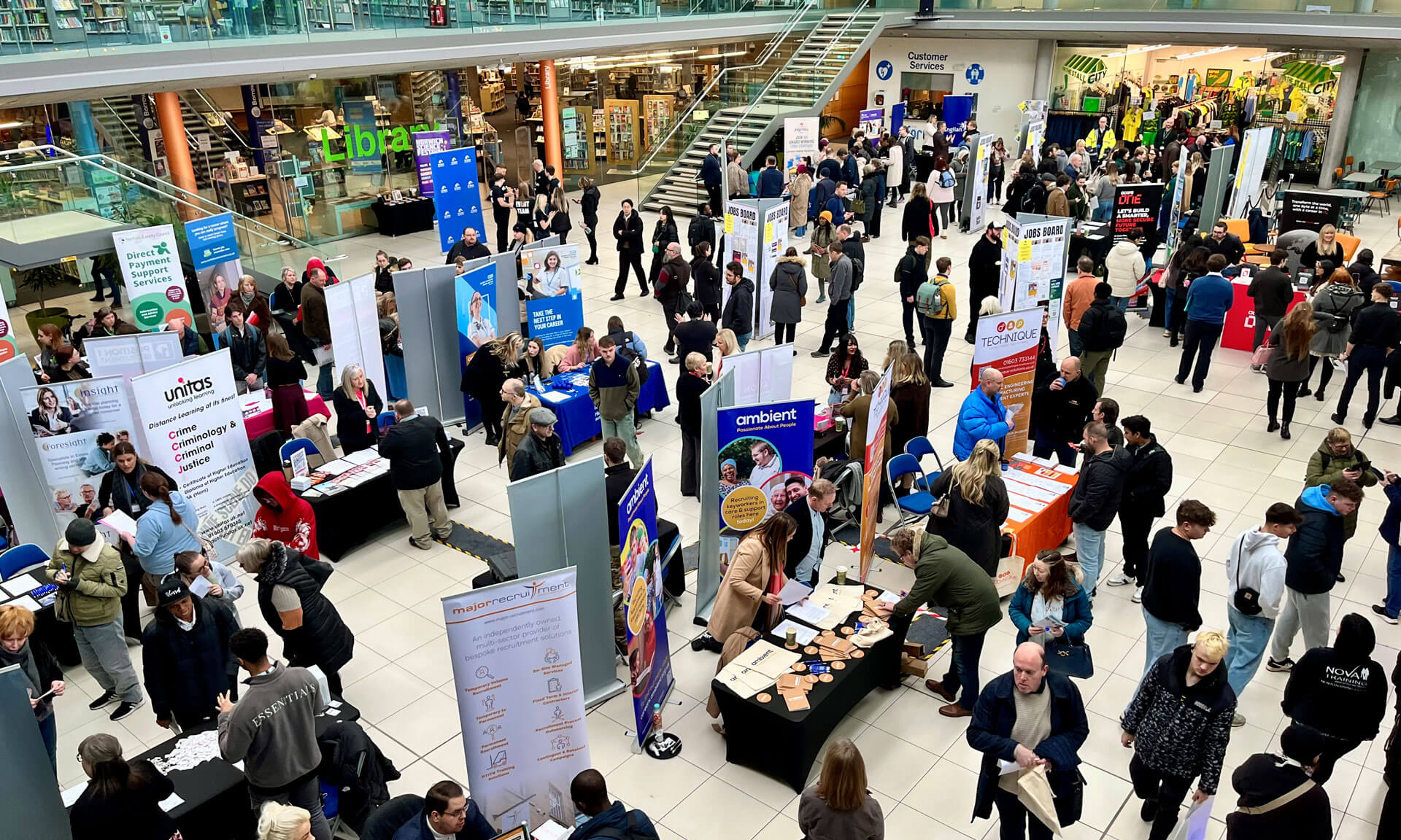 Norwich Jobs Fair in action