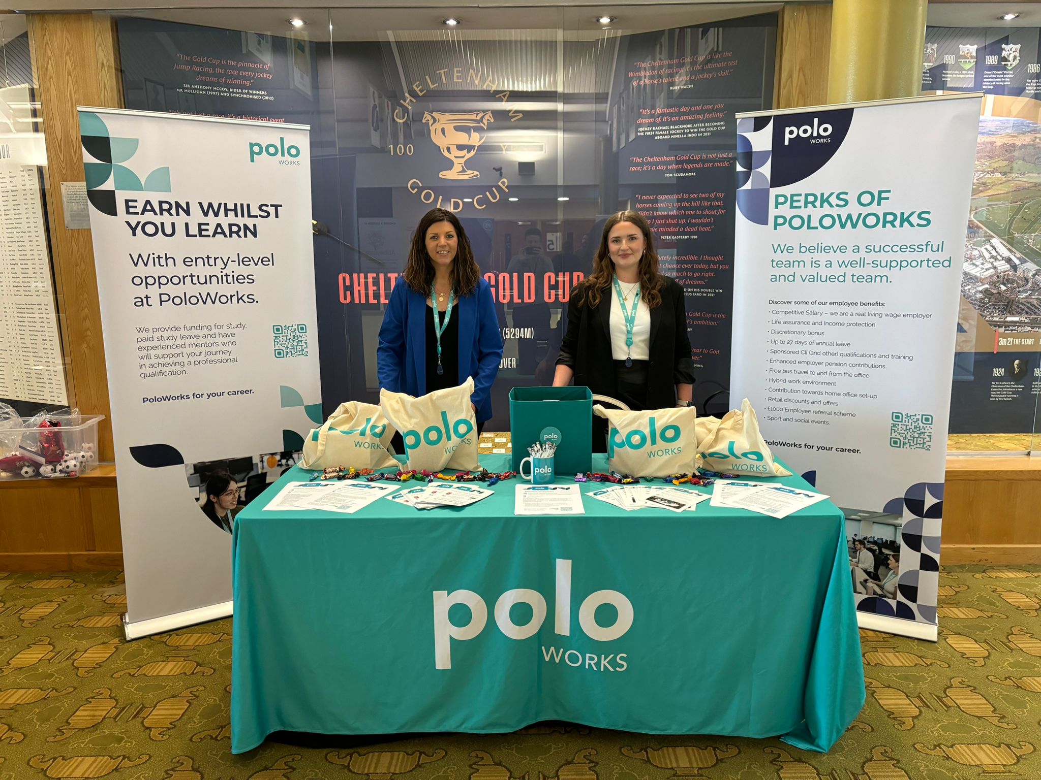 Polo Commercial Insurance Services at our event in Cheltenham & Gloucester