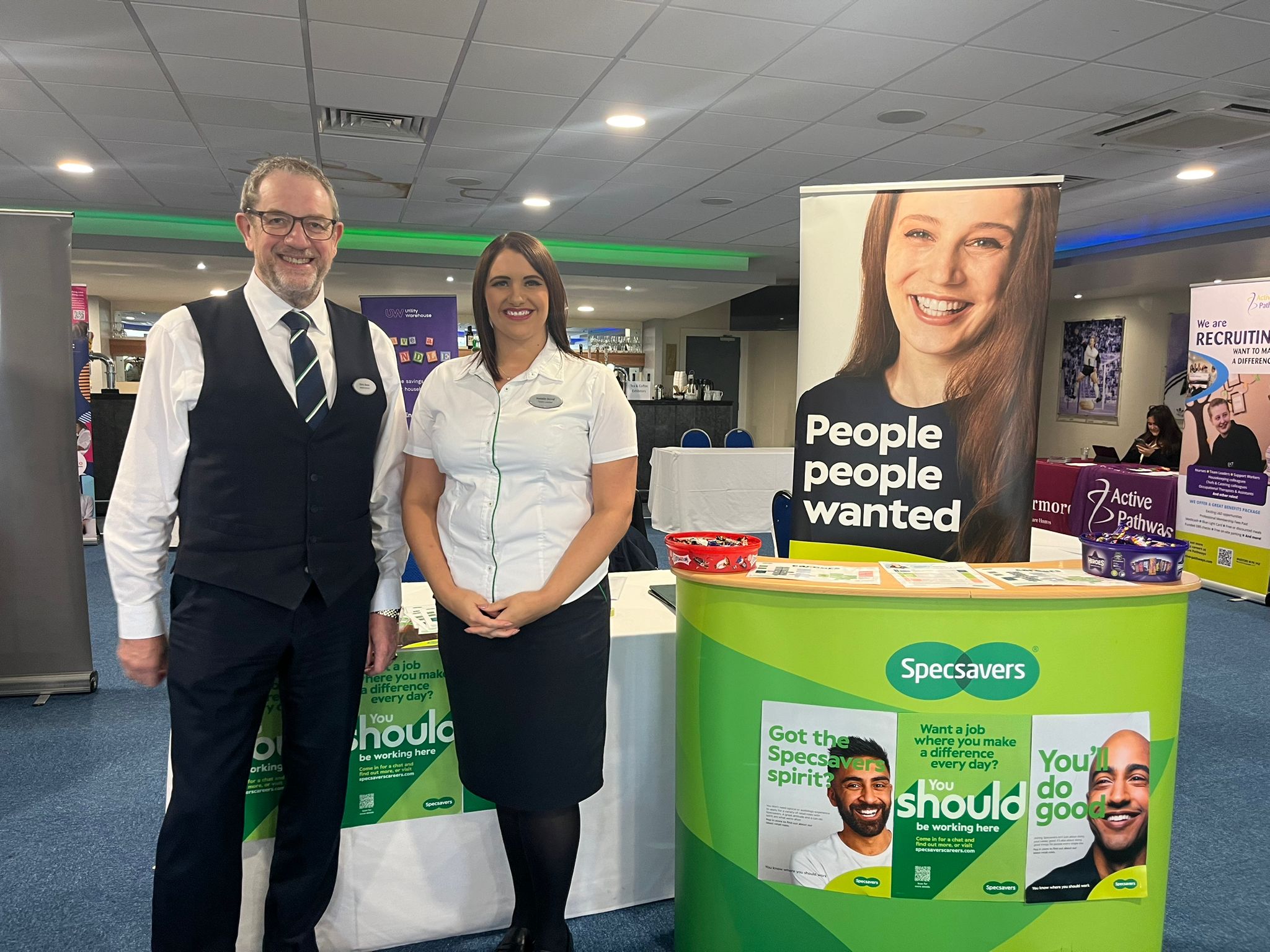 Specsavers at our event in Preston