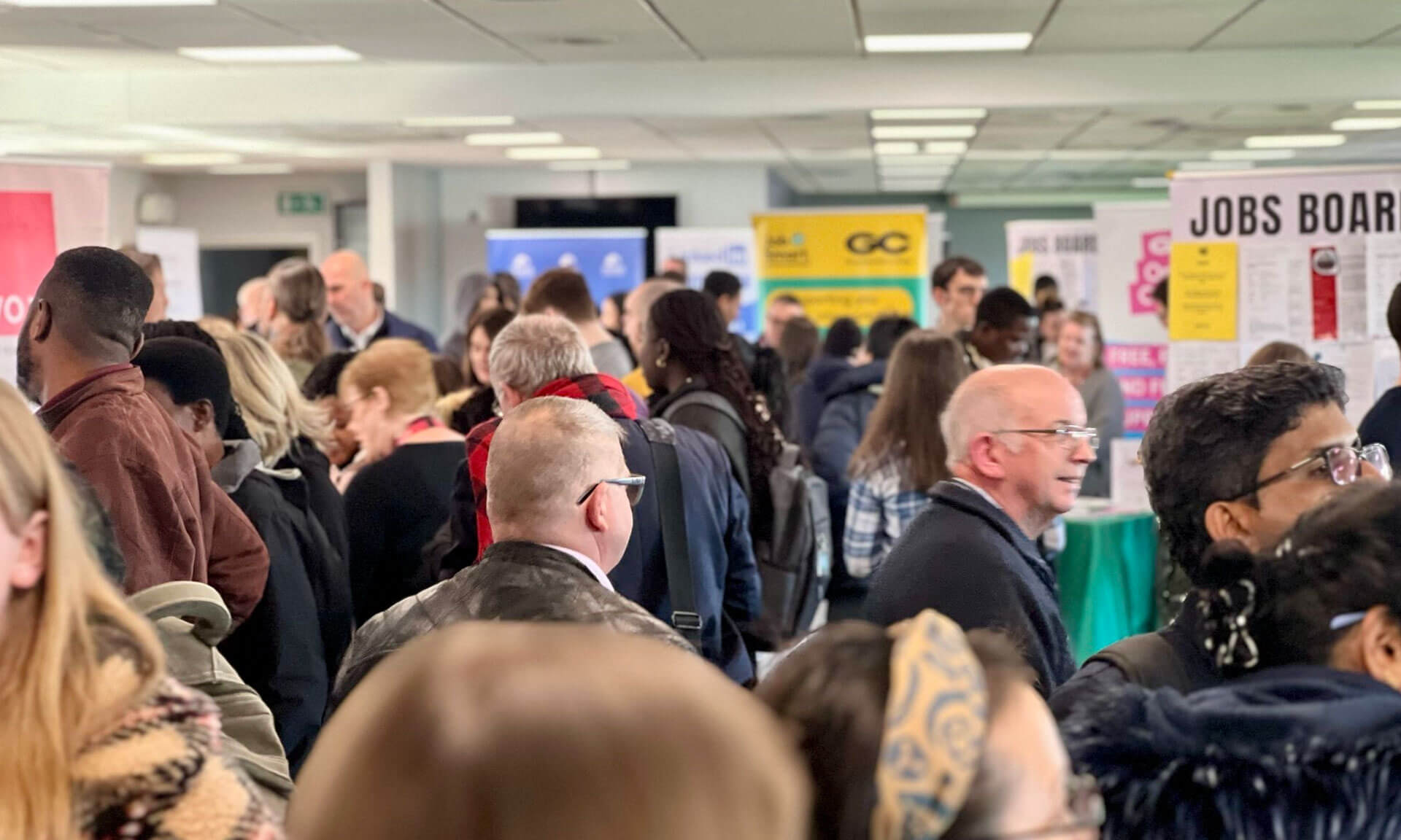 Gloucester & Cheltenham Jobs Fair in action