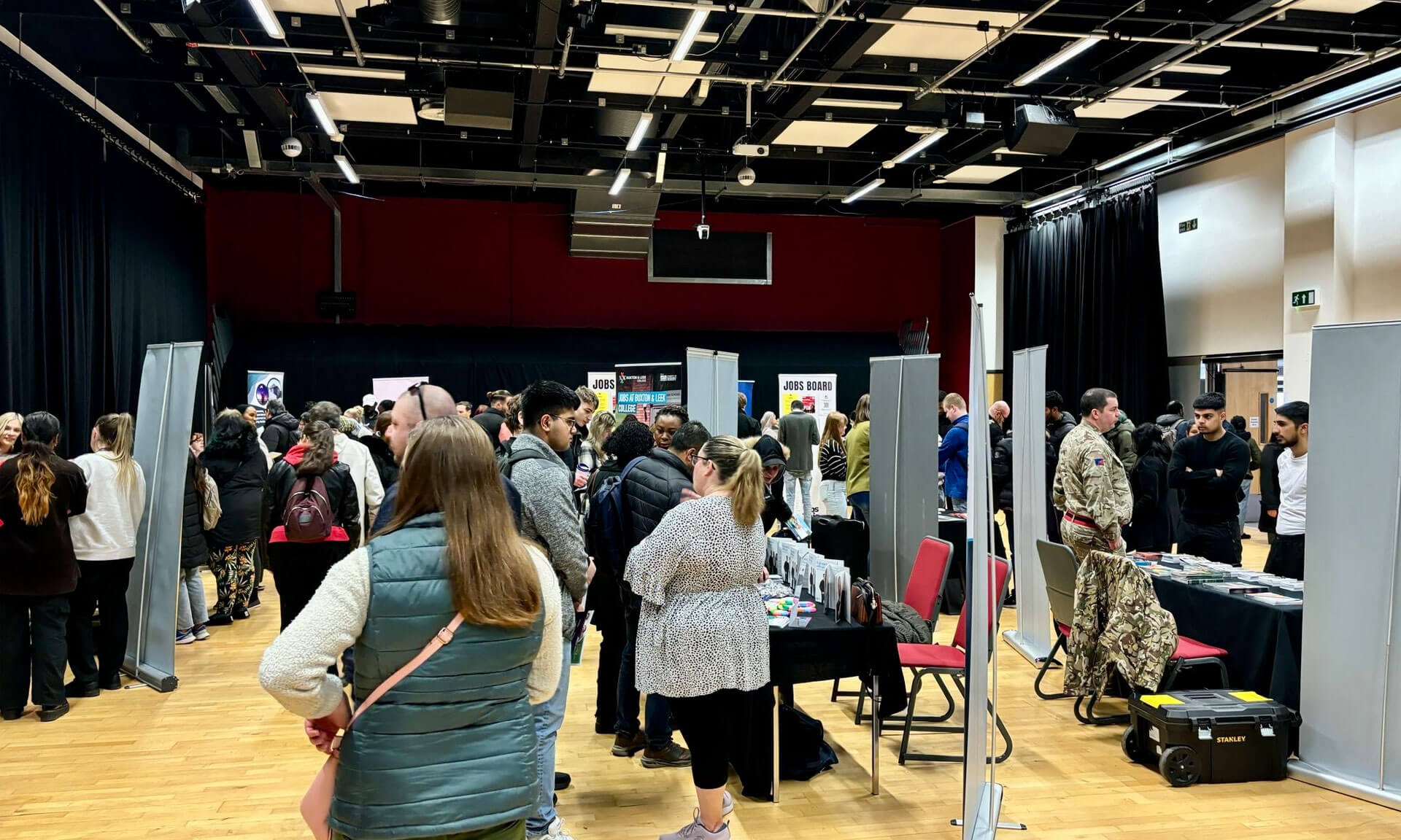 Leicester Jobs Fair in action