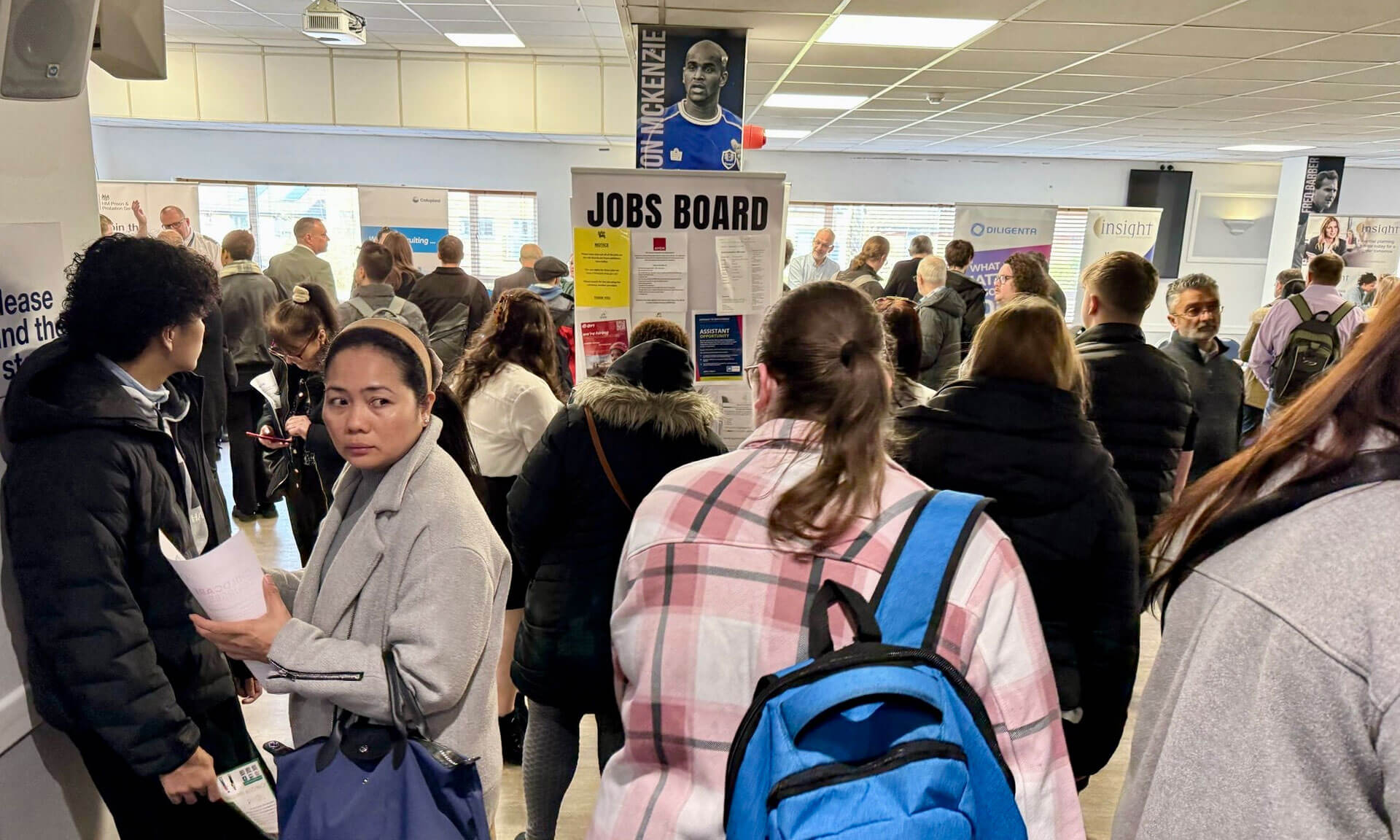 Peterborough Jobs Fair in action