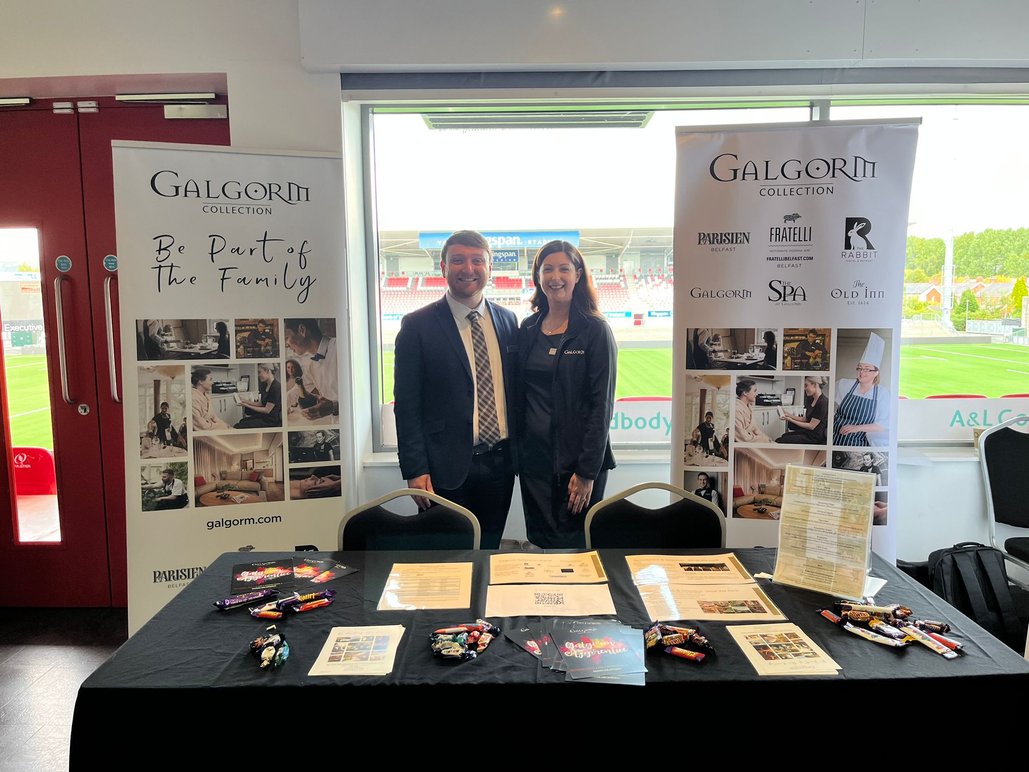 Galgorm Collection at our event in Belfast