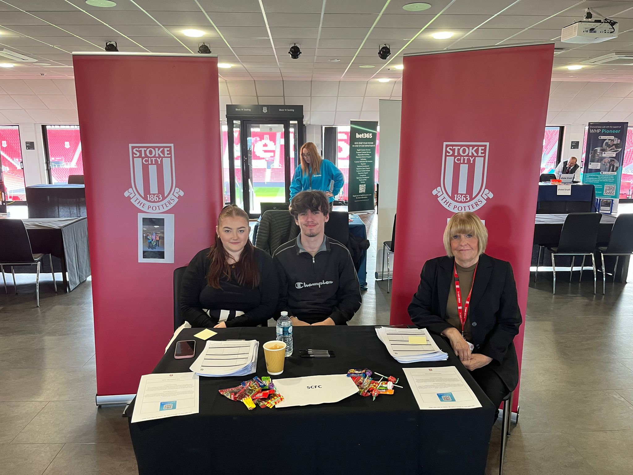 Stoke City FC at our event in Stoke-on-Trent