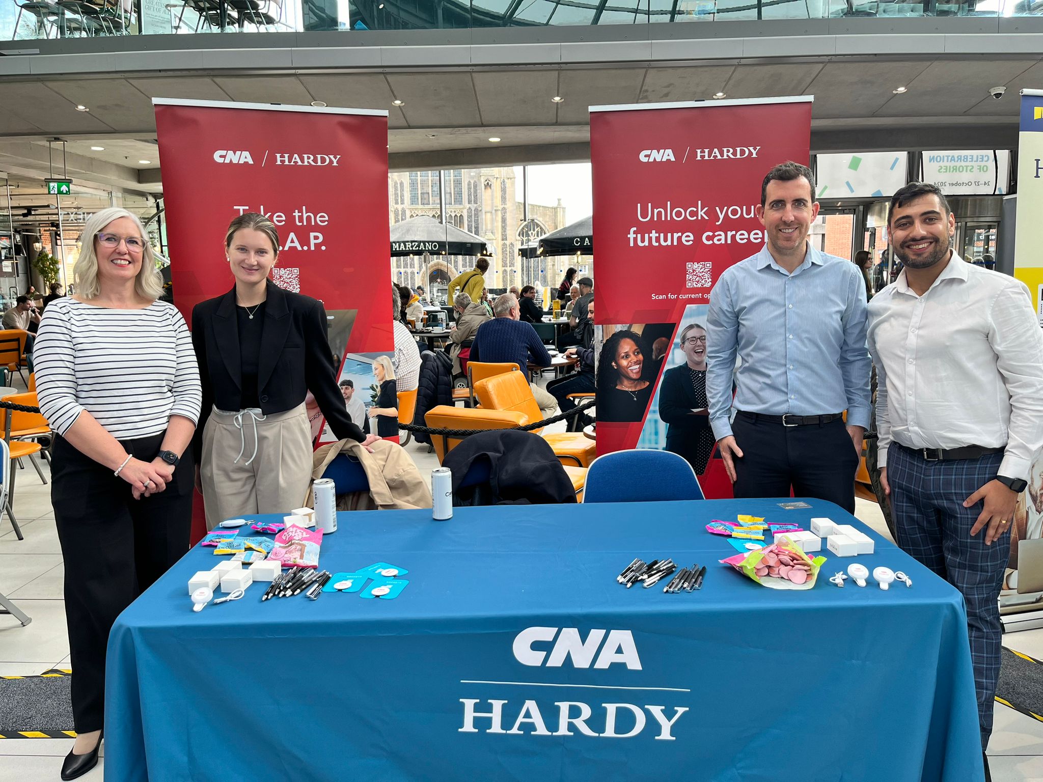 CNA Hardy at our event in Norwich