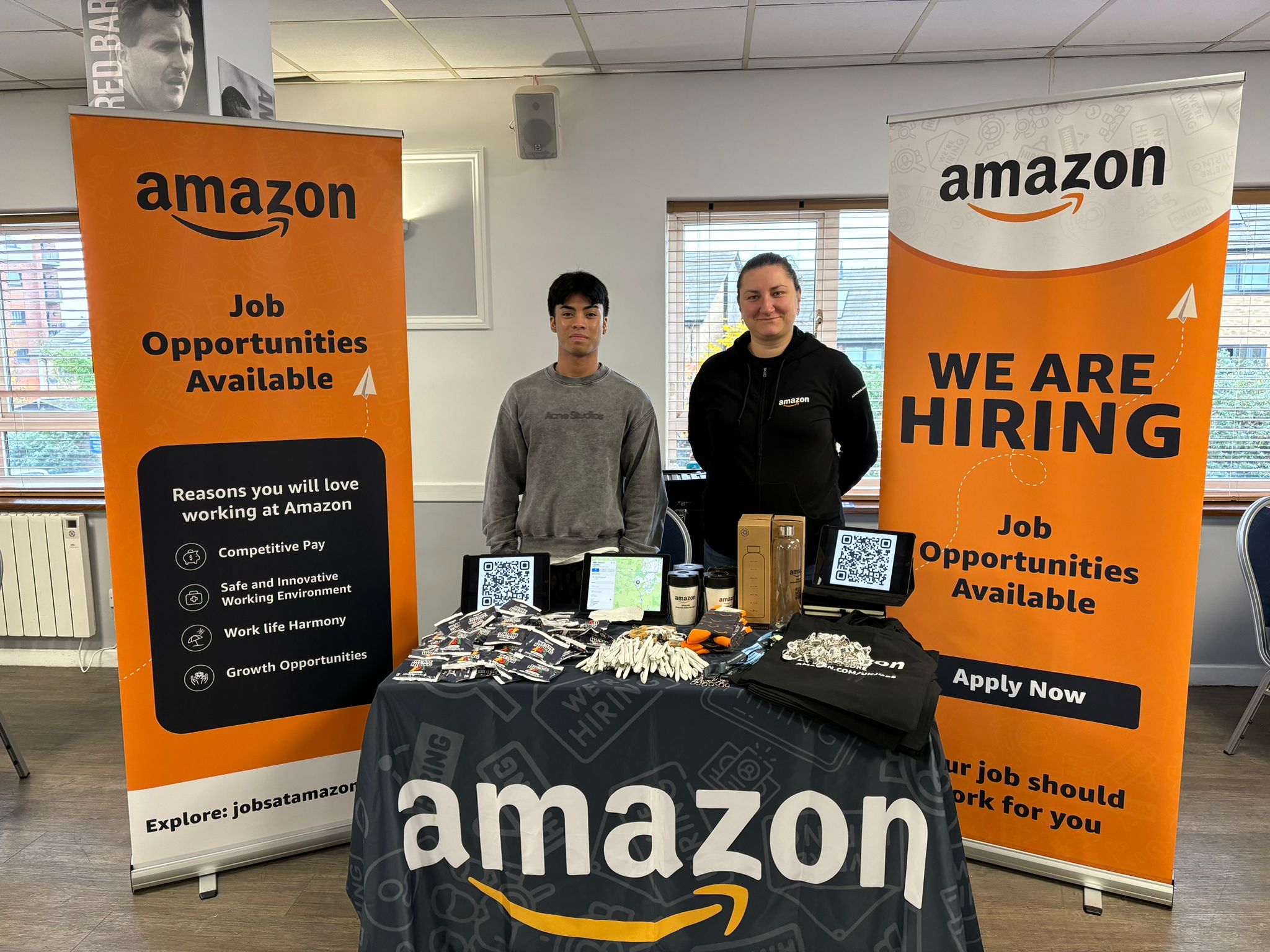 Amazon at our event in Peterborough