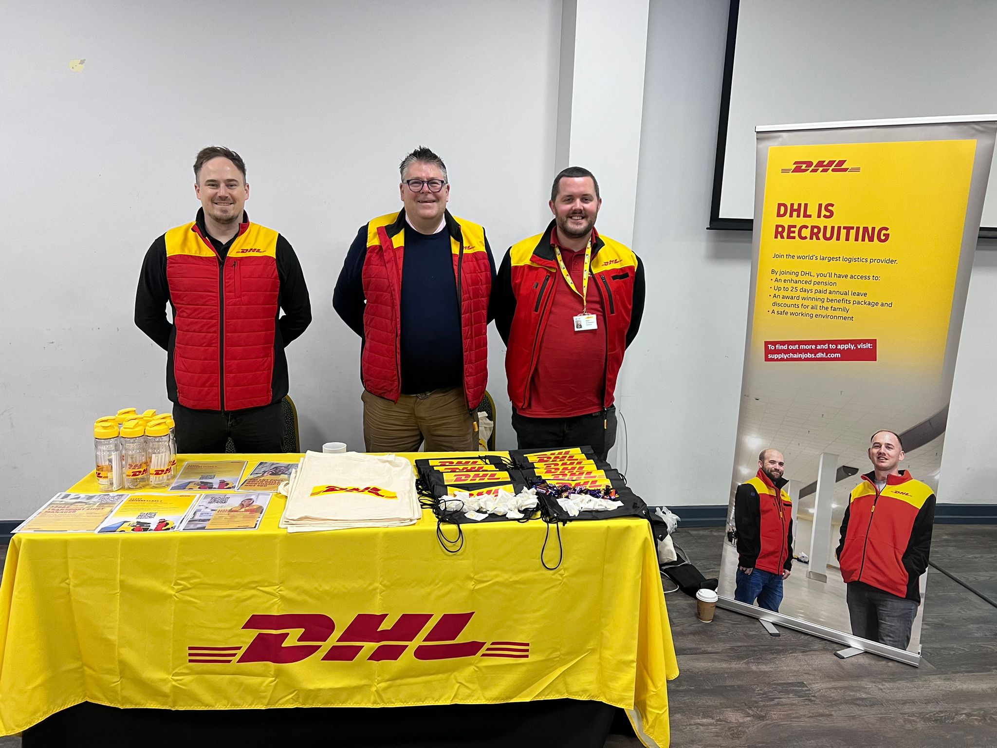 DHL at our event in Northampton