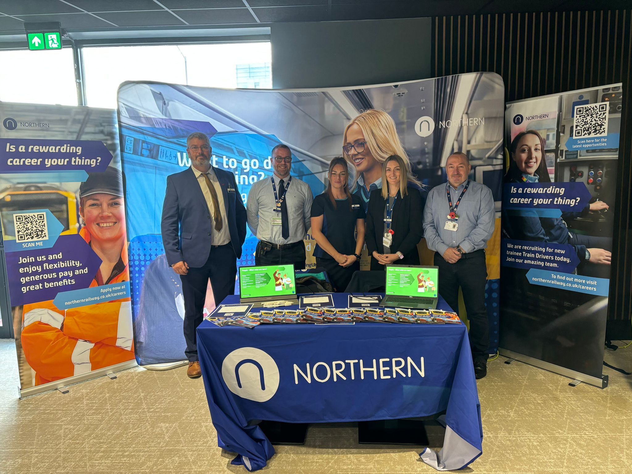 Northern Rail at our event in Sheffield