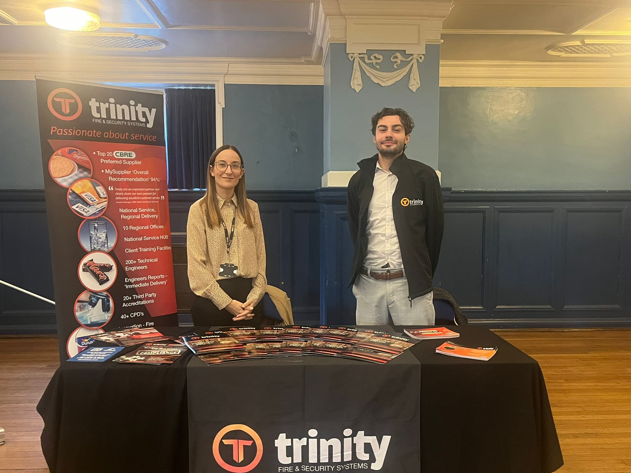 Trinity Fire & Security at our event in Oxford