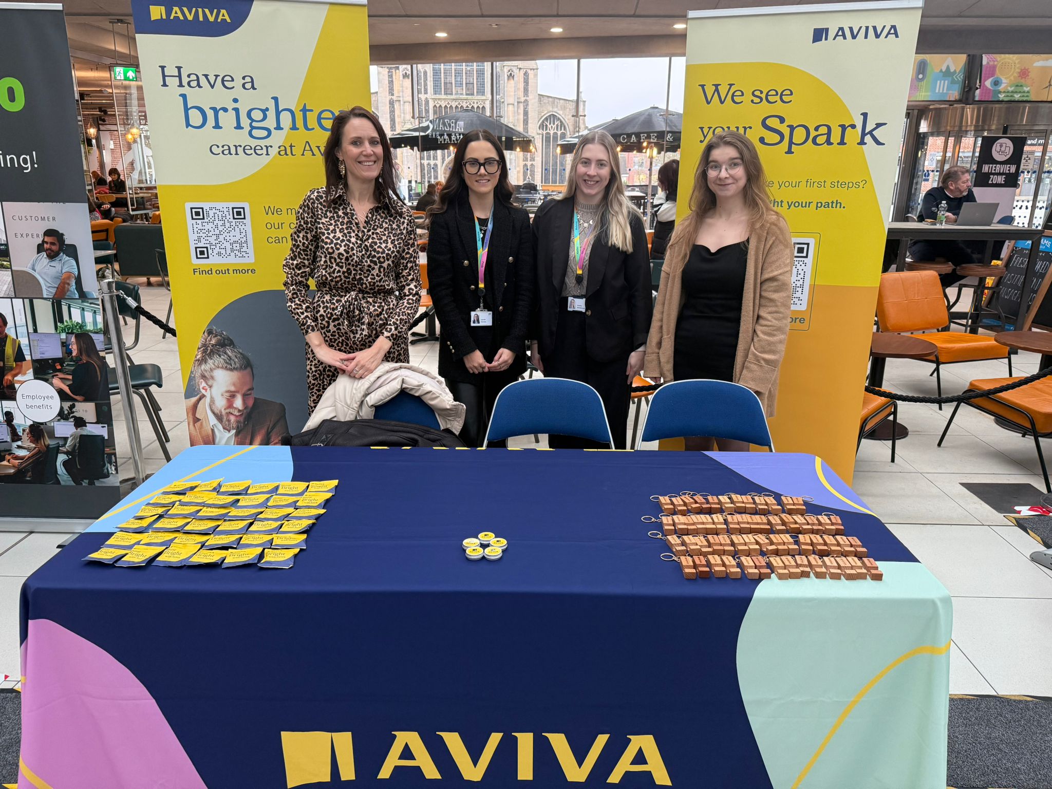 Aviva at our event in Norwich