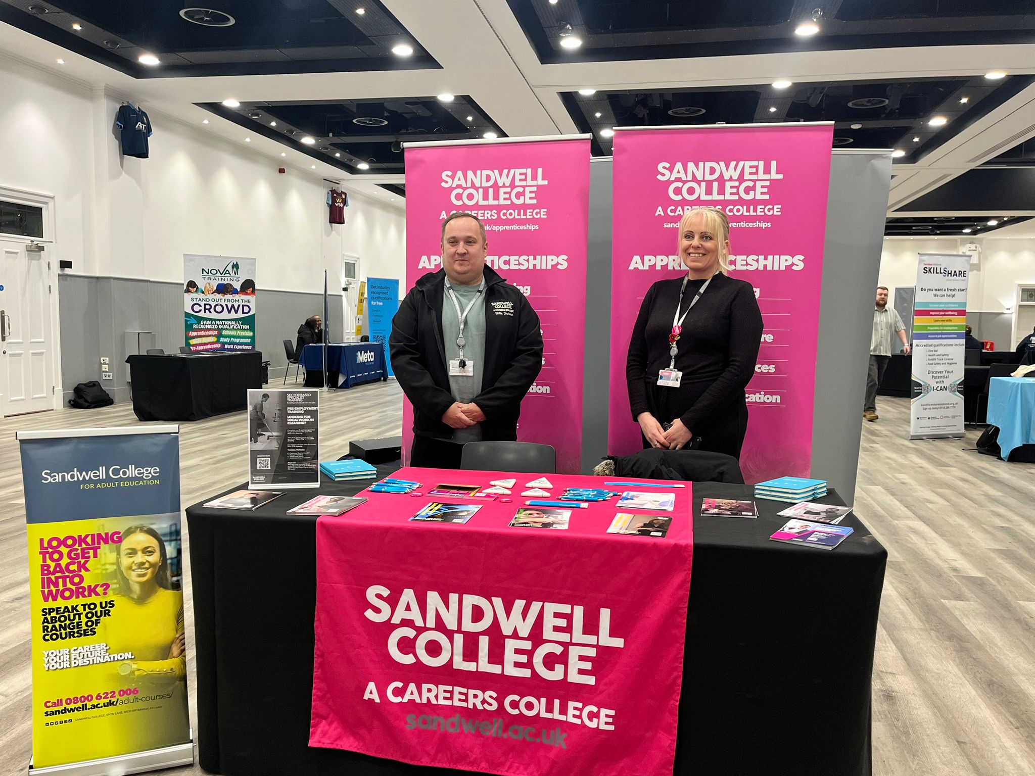 Sandwell College at our event in Birmingham