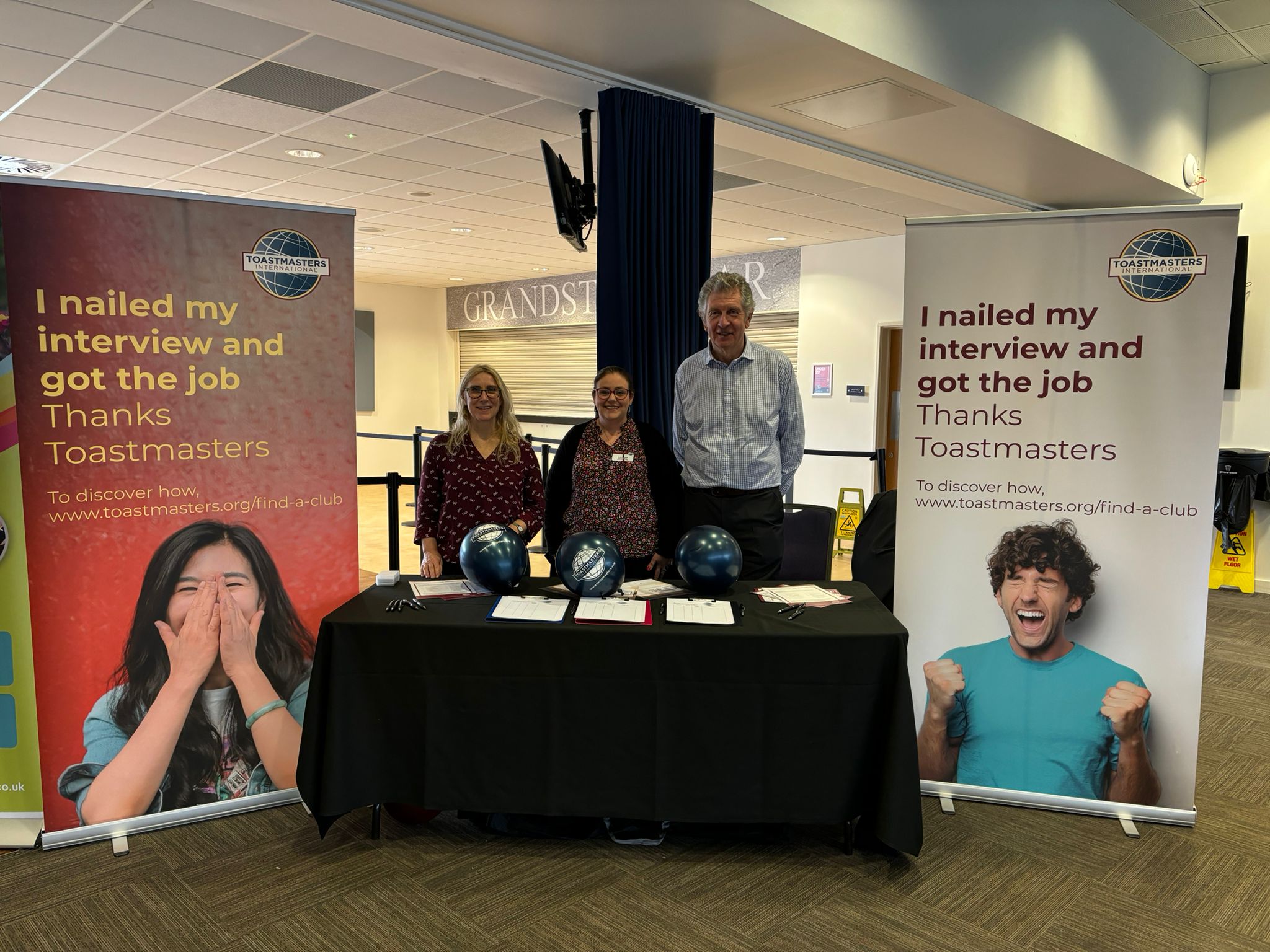 Toastmasters at our event in Cardiff