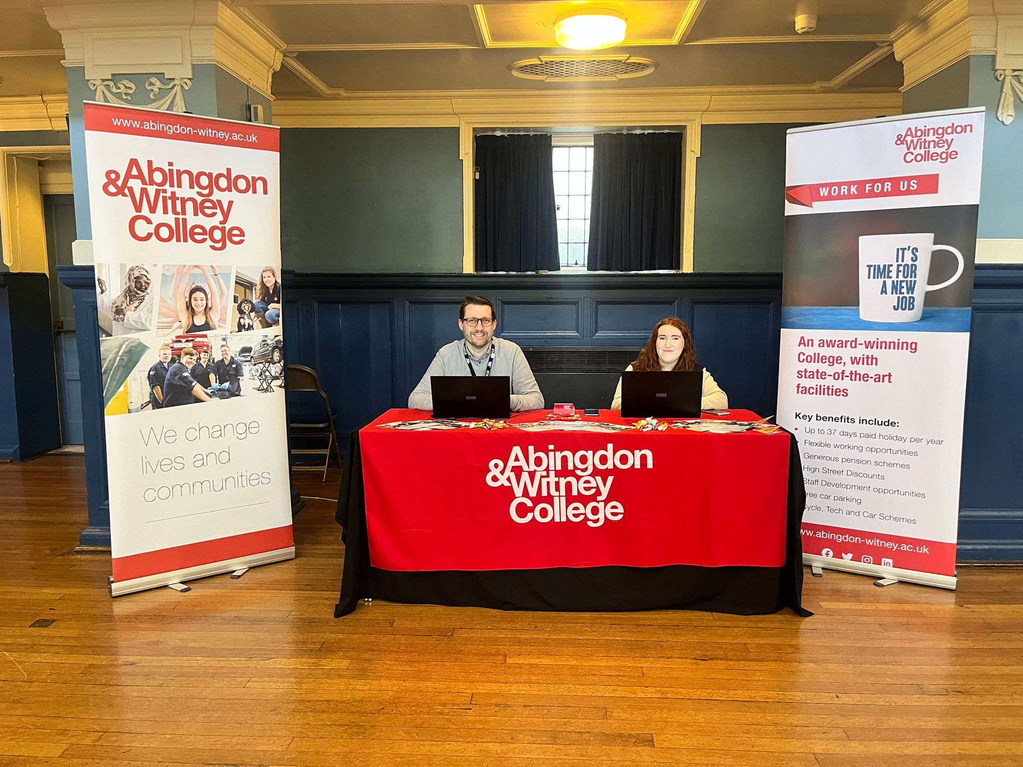 Abingdon & Witney College at our event in Oxford