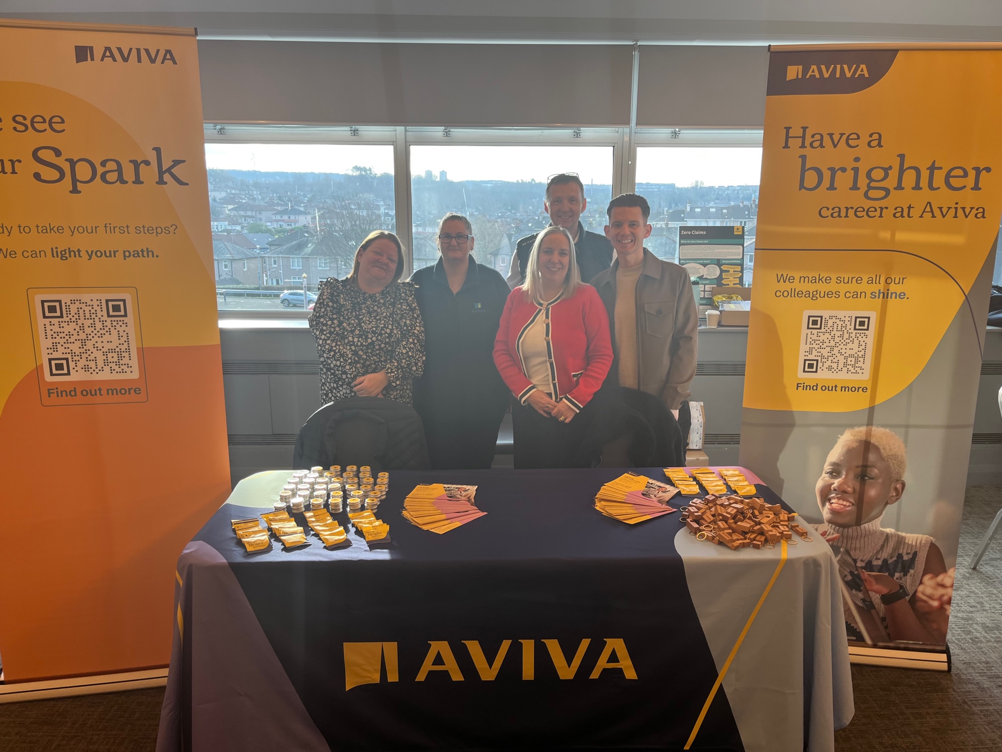 Aviva at our event in Glasgow